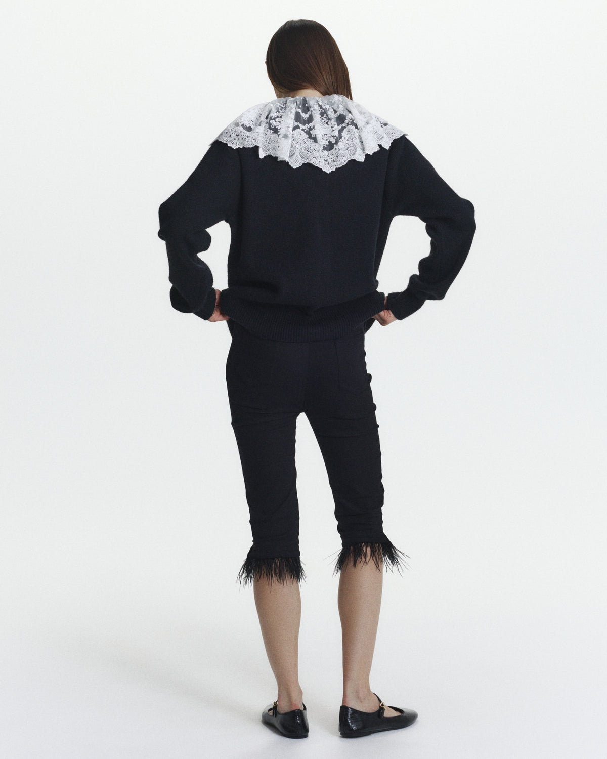 CHANTILLY LACE KNIT CARDIGAN