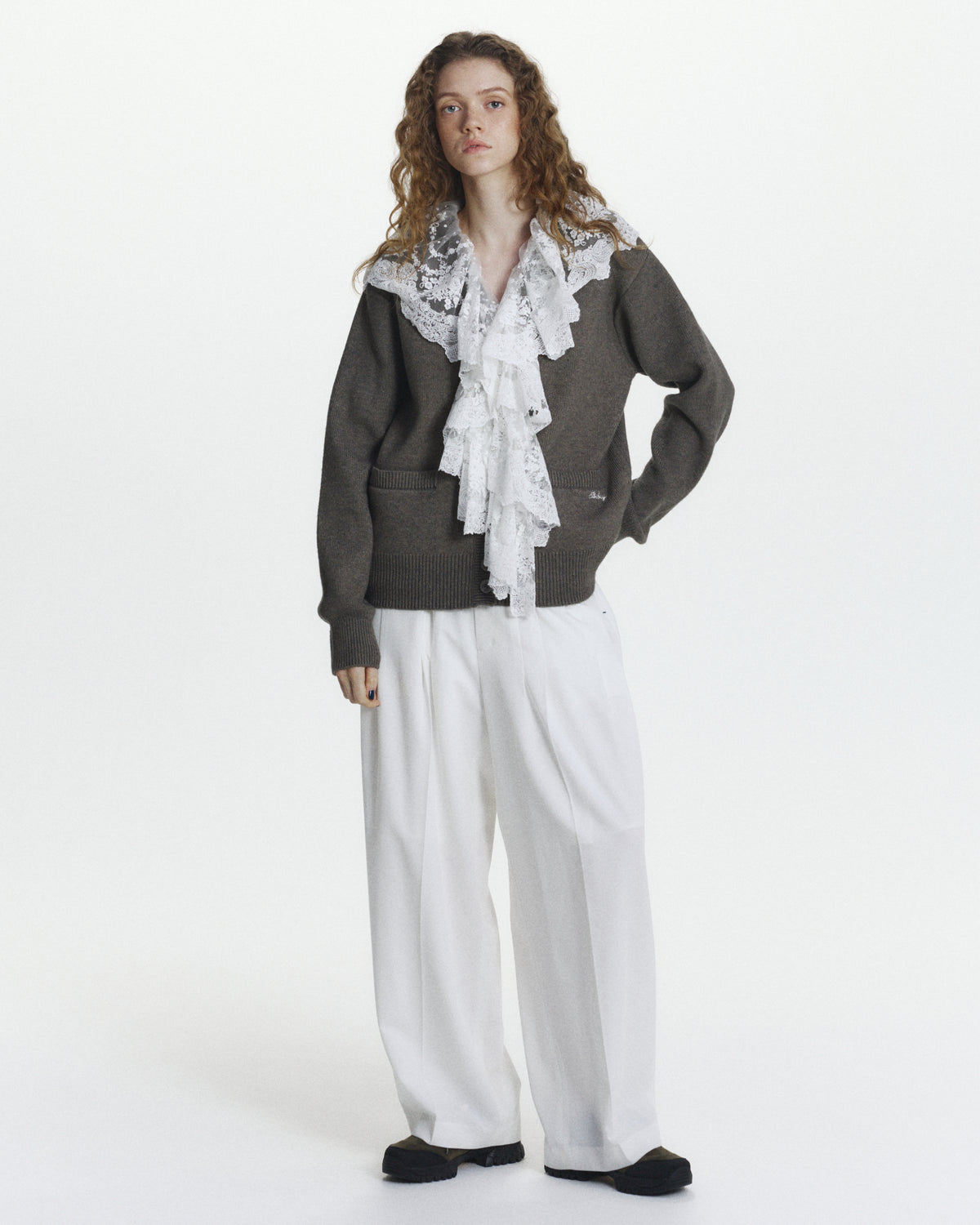 CHANTILLY LACE KNIT CARDIGAN
