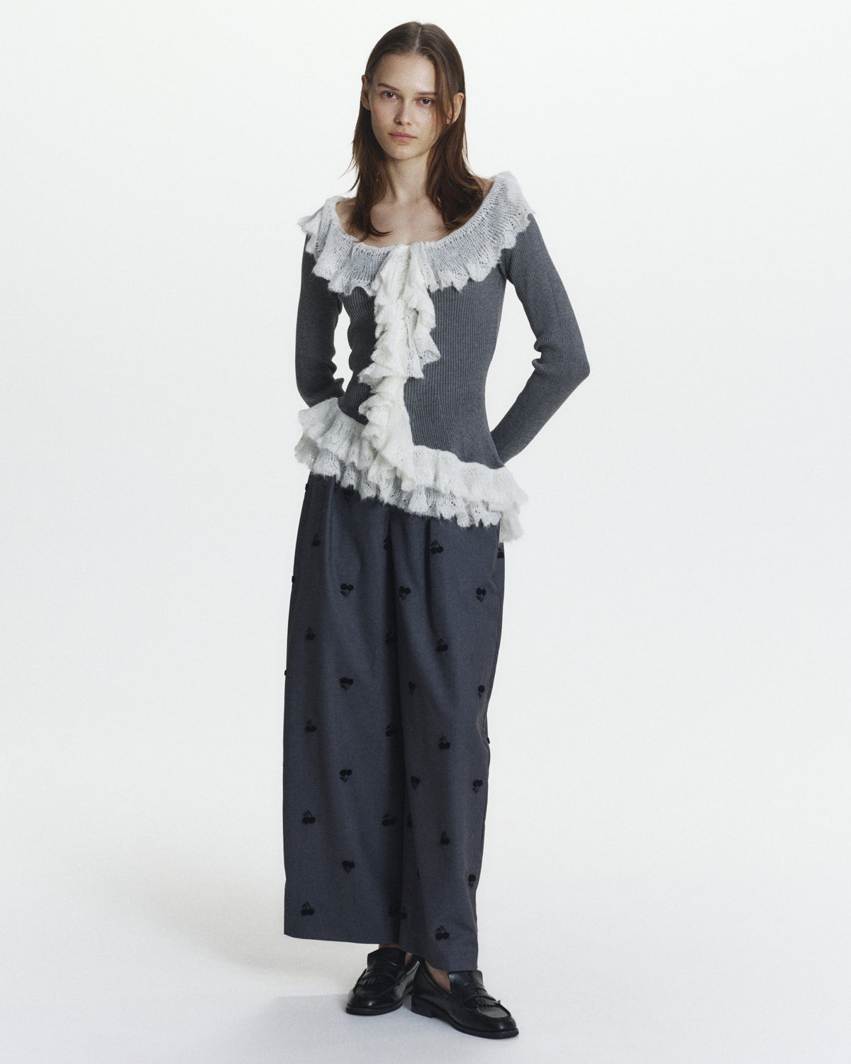 MUSE FRILL KNIT