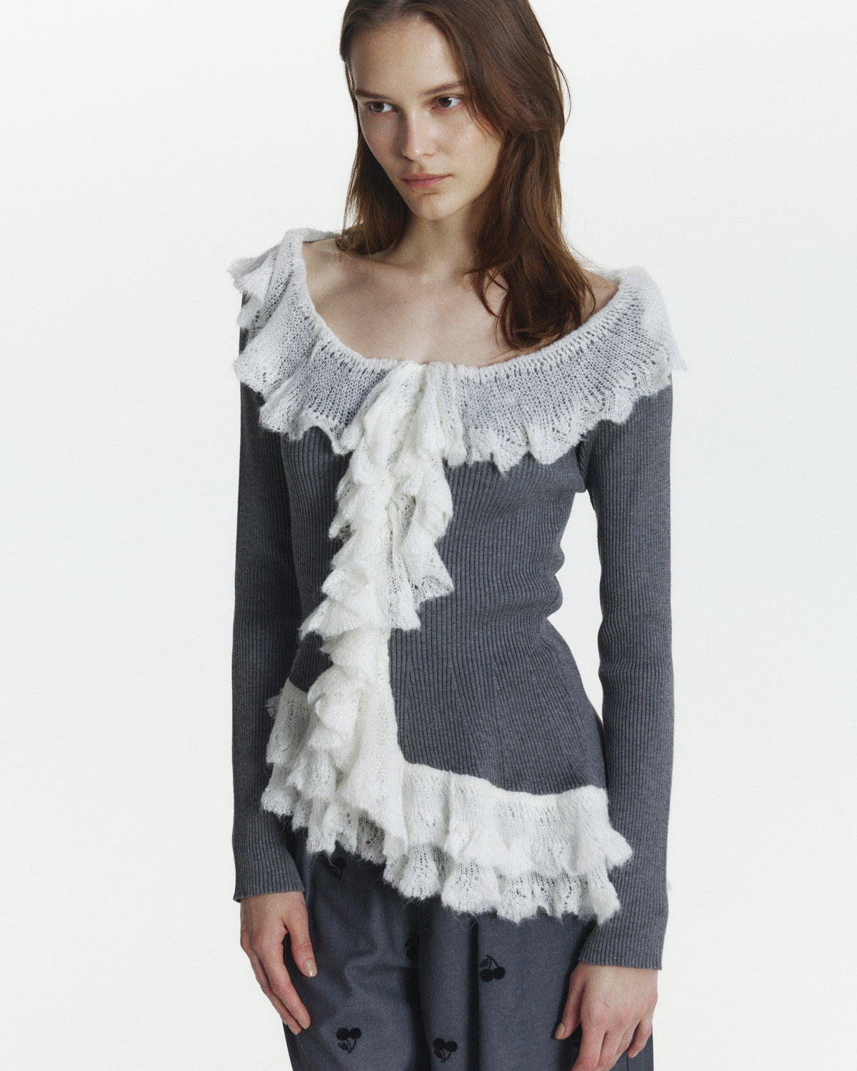 MUSE FRILL KNIT