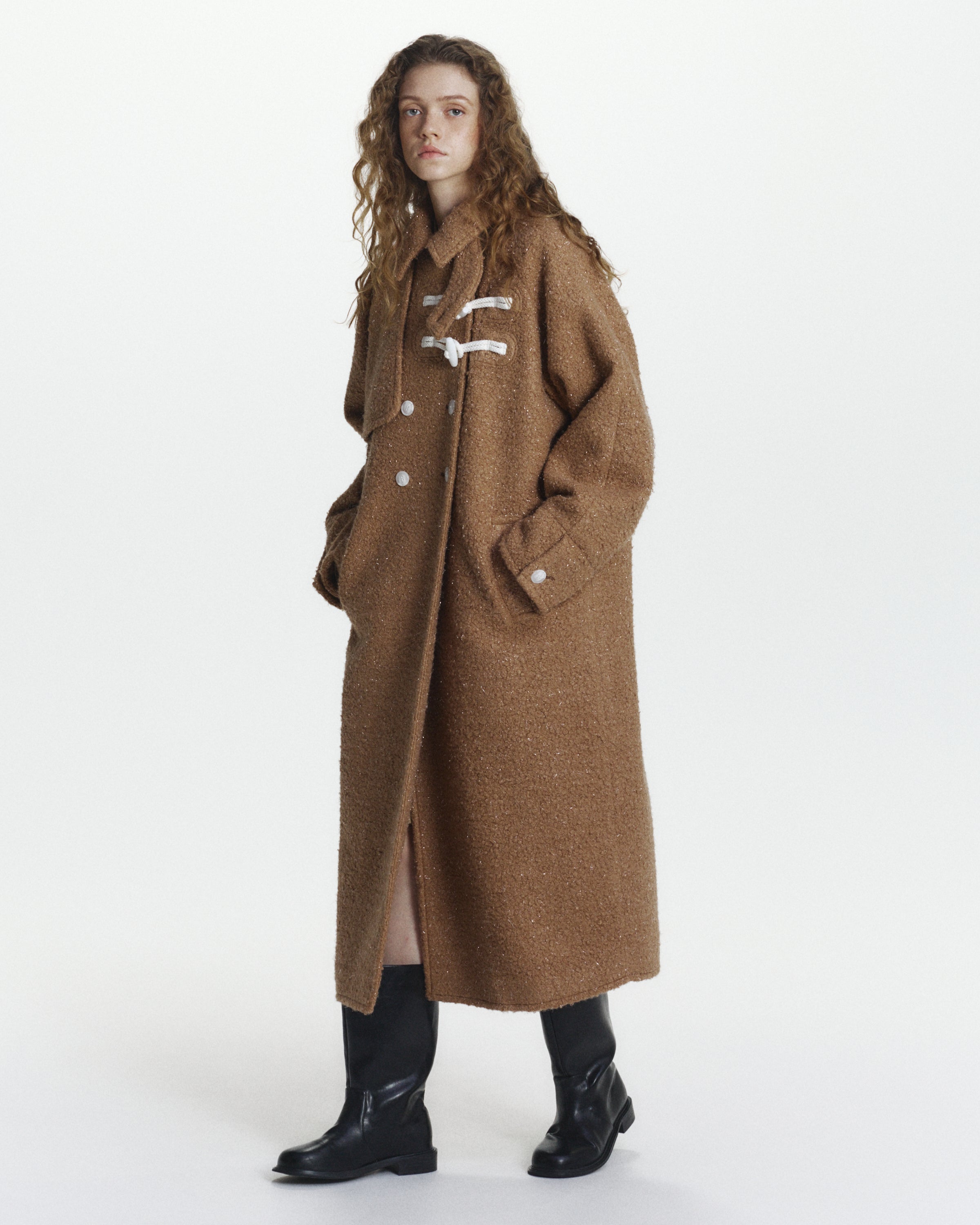 BIBIY. MADE | MANON DUFFLE COAT BEIGE｜Bibiy.
