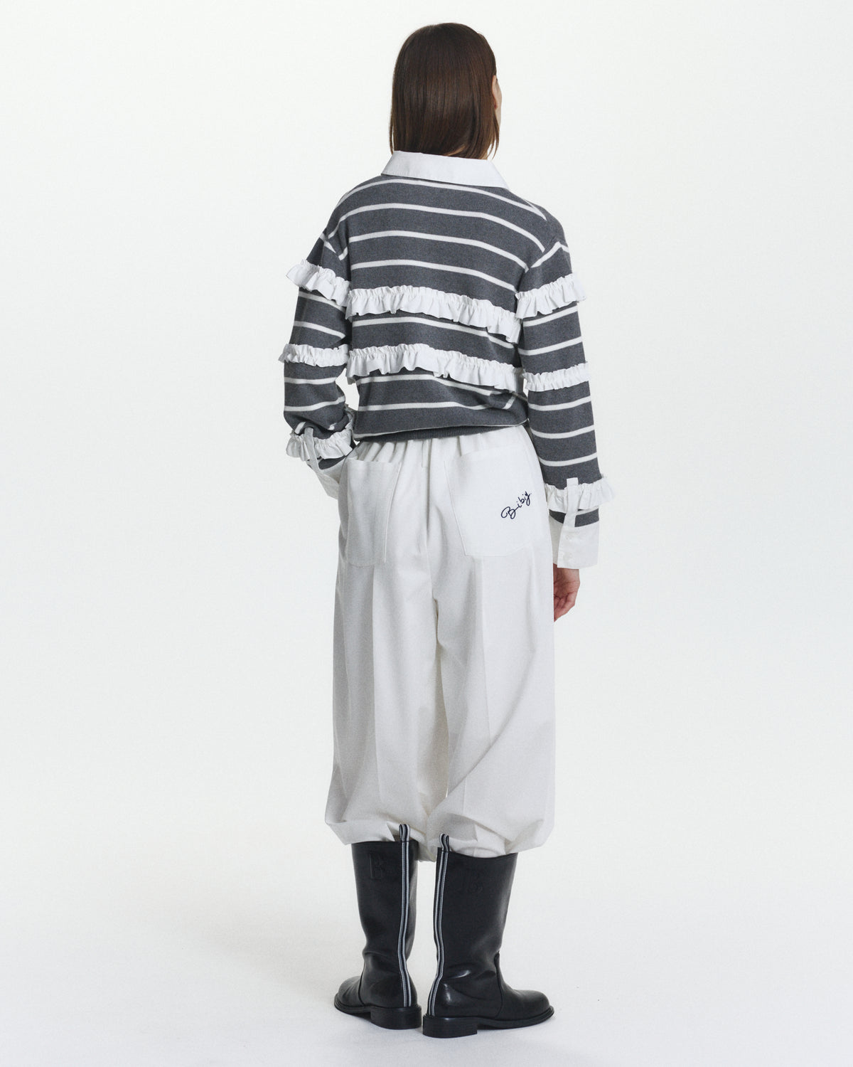 JAMIE FRILL KNIT