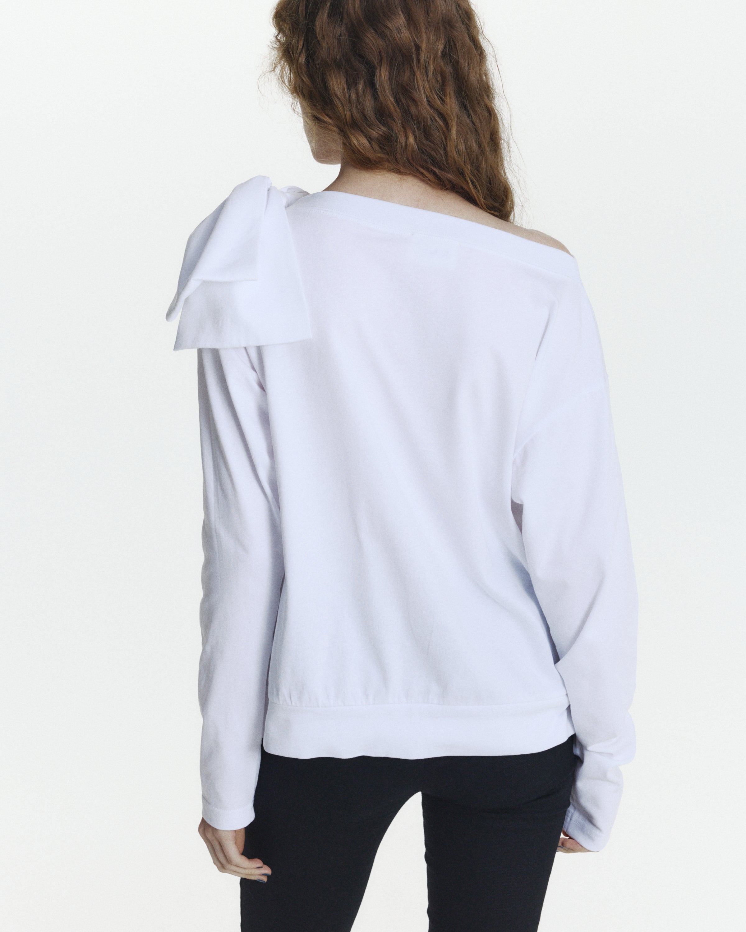 BIBIY. MADE | ROMY RIBBON TOP WHITE｜TOPS｜Bibiy.