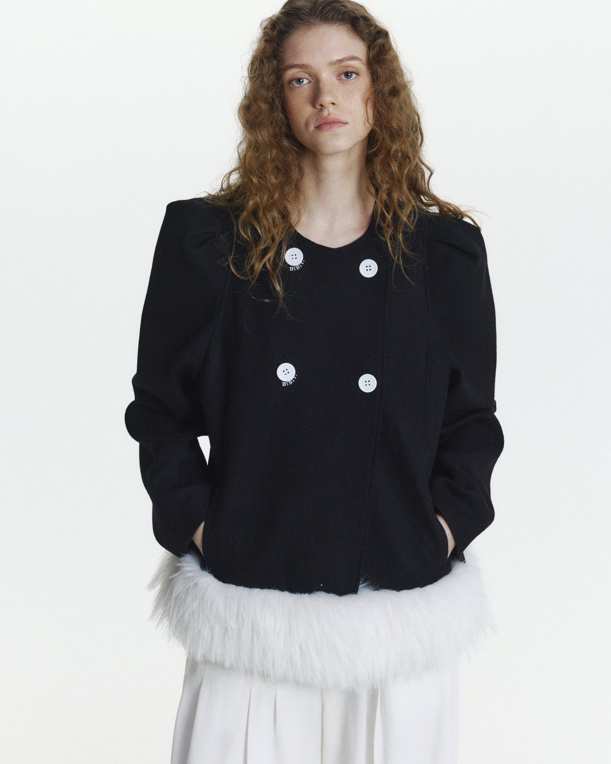 VIOLET FUR JACKET