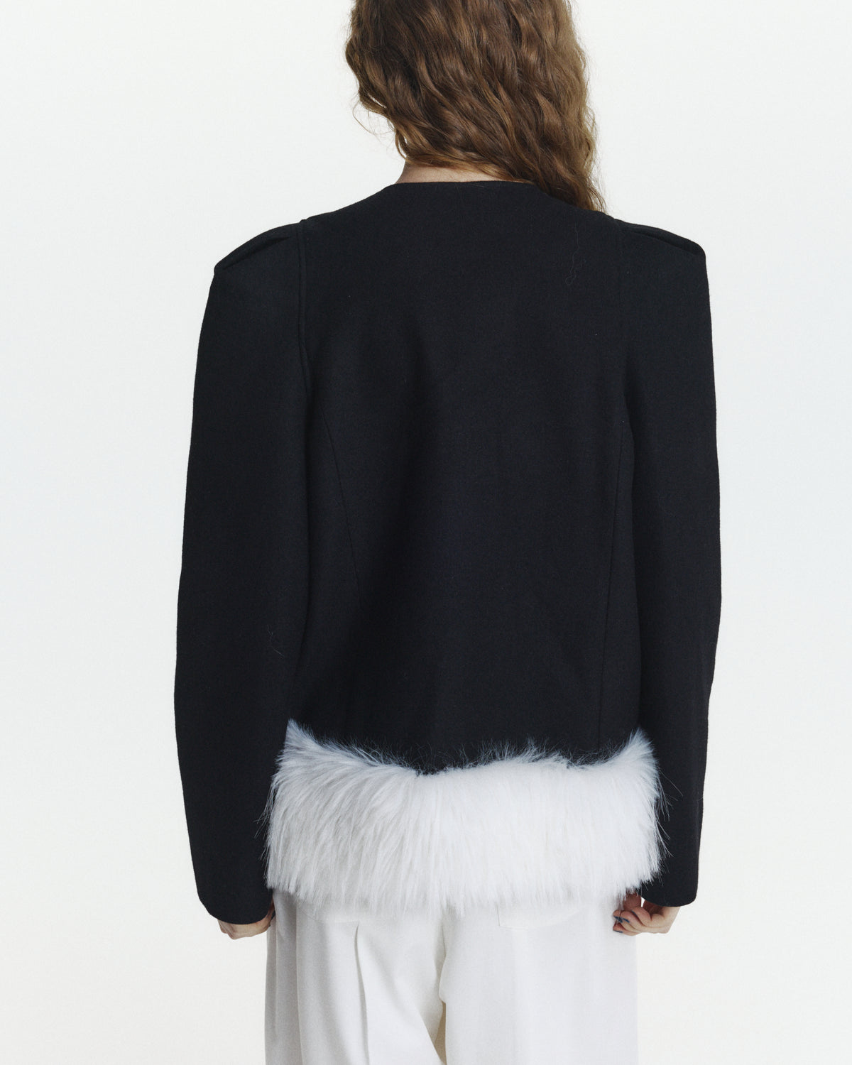 VIOLET FUR JACKET