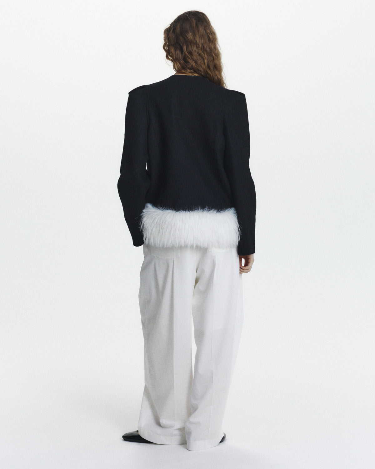 VIOLET FUR JACKET