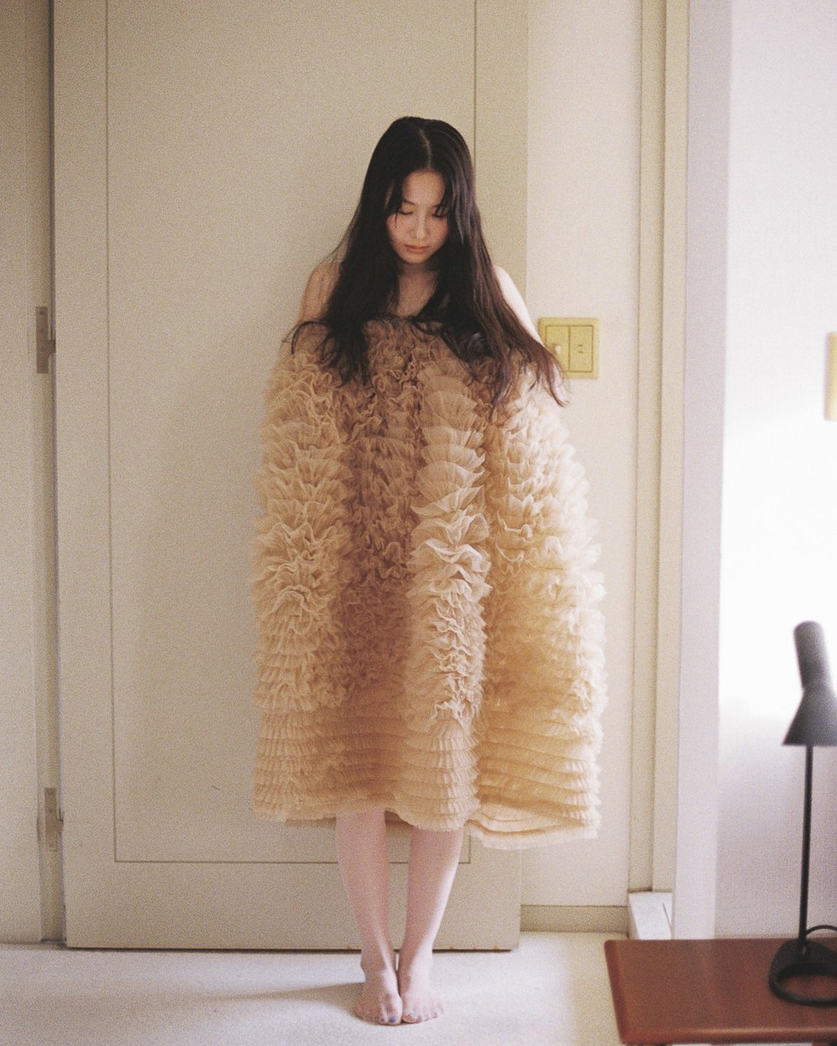 BIBIY. MADE | DARLENE SHUSHU SKIRT BEIGE｜Bibiy
