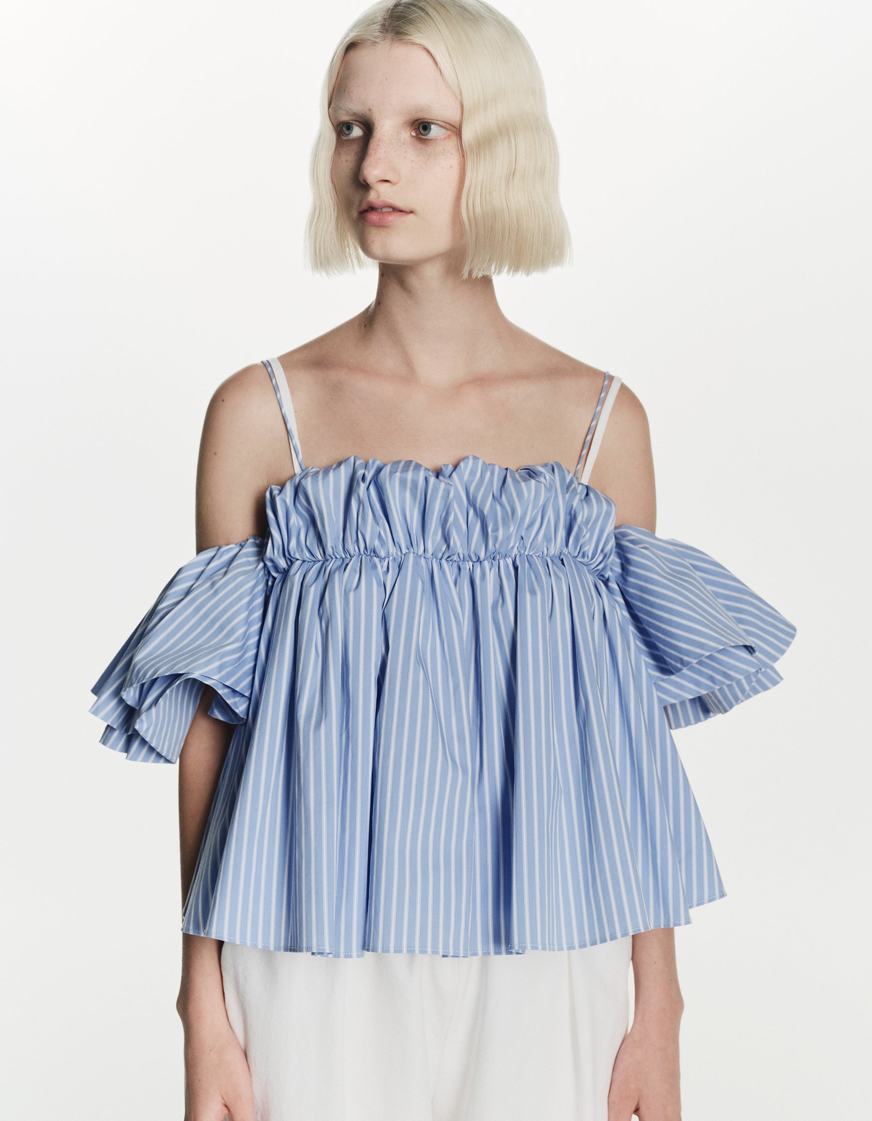 DONNA STRIPED BUSTIER