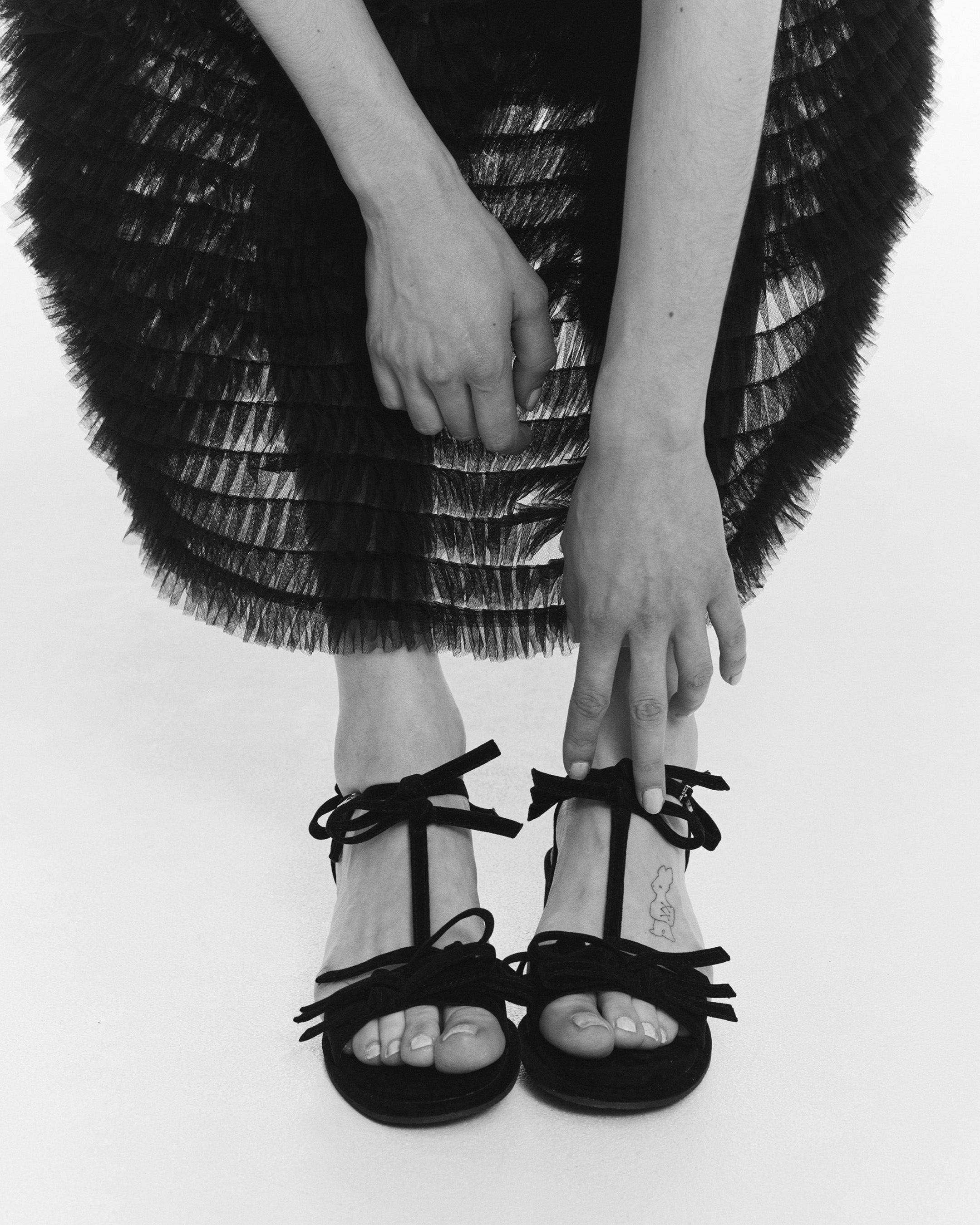 ELLA RIBBON SANDALS