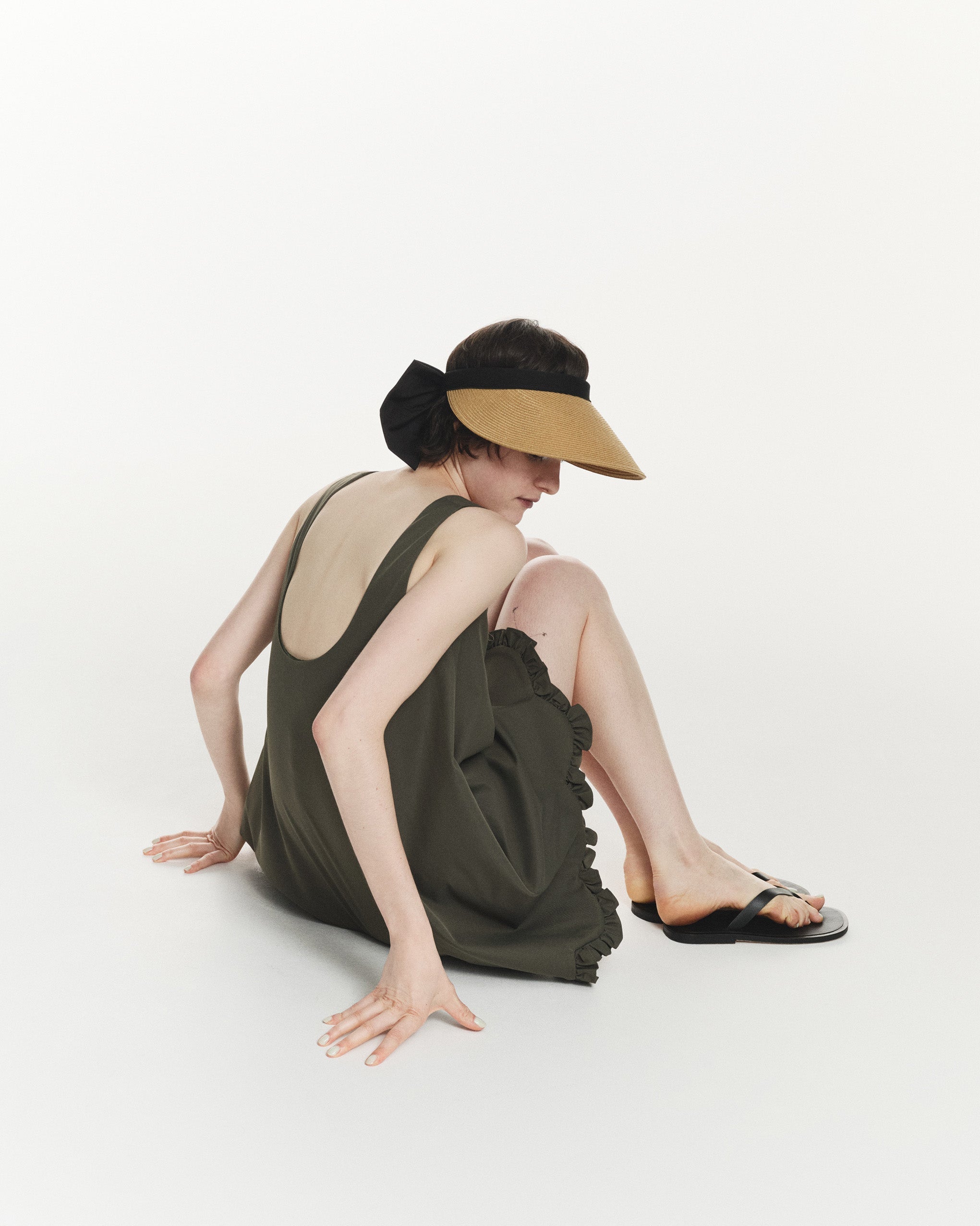 BIBIY. MADE | COCO MINI DRESS KHAKI｜Bibiy.