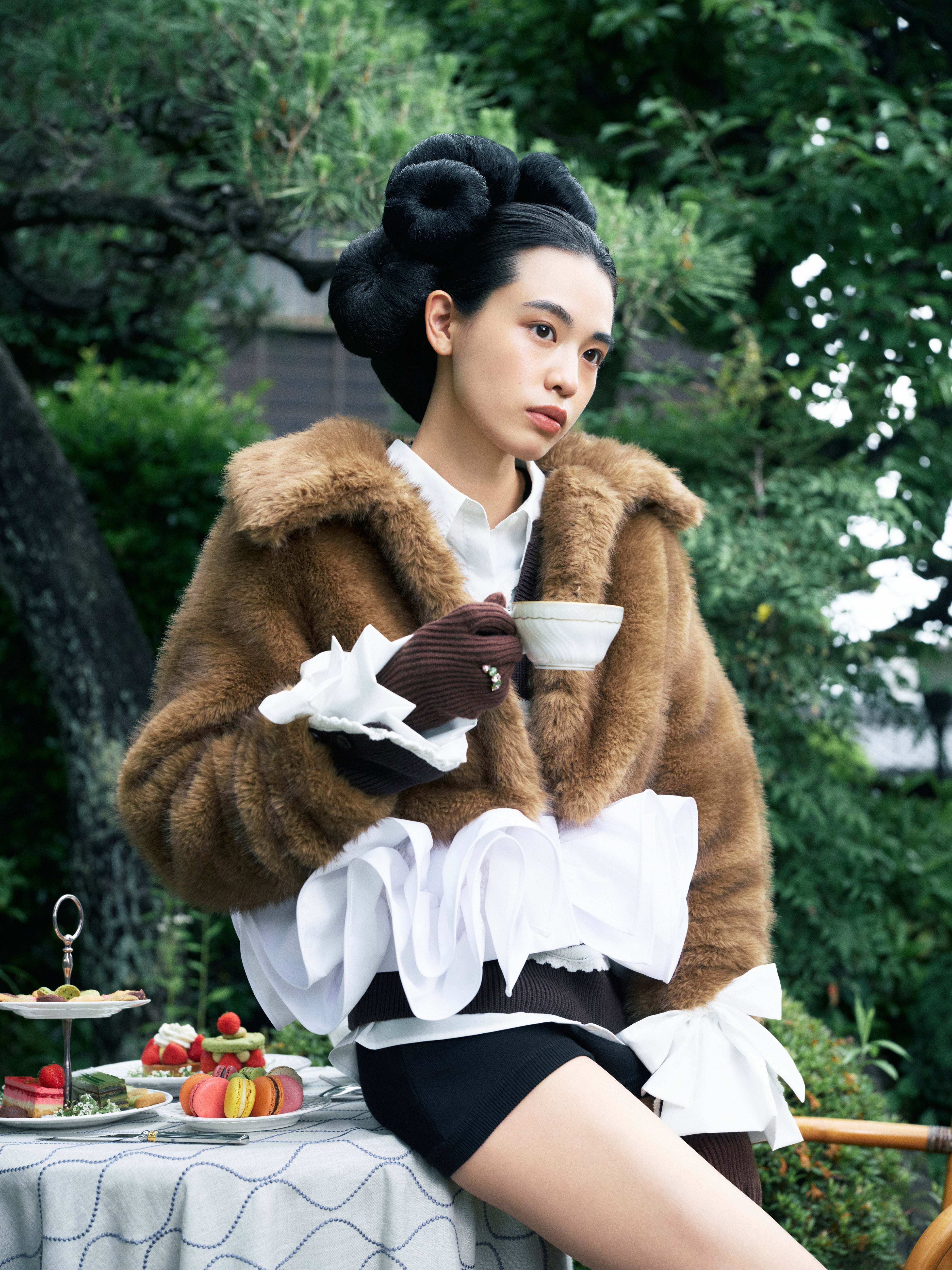 ジャケット・アウター bibiy DORA PEPURAMU FUR COAT BEIGE BIBIY. MADE | B. CREME PEPURAMU FUR COAT｜Bibiy. PRE-FALL '26｜Bibiy.