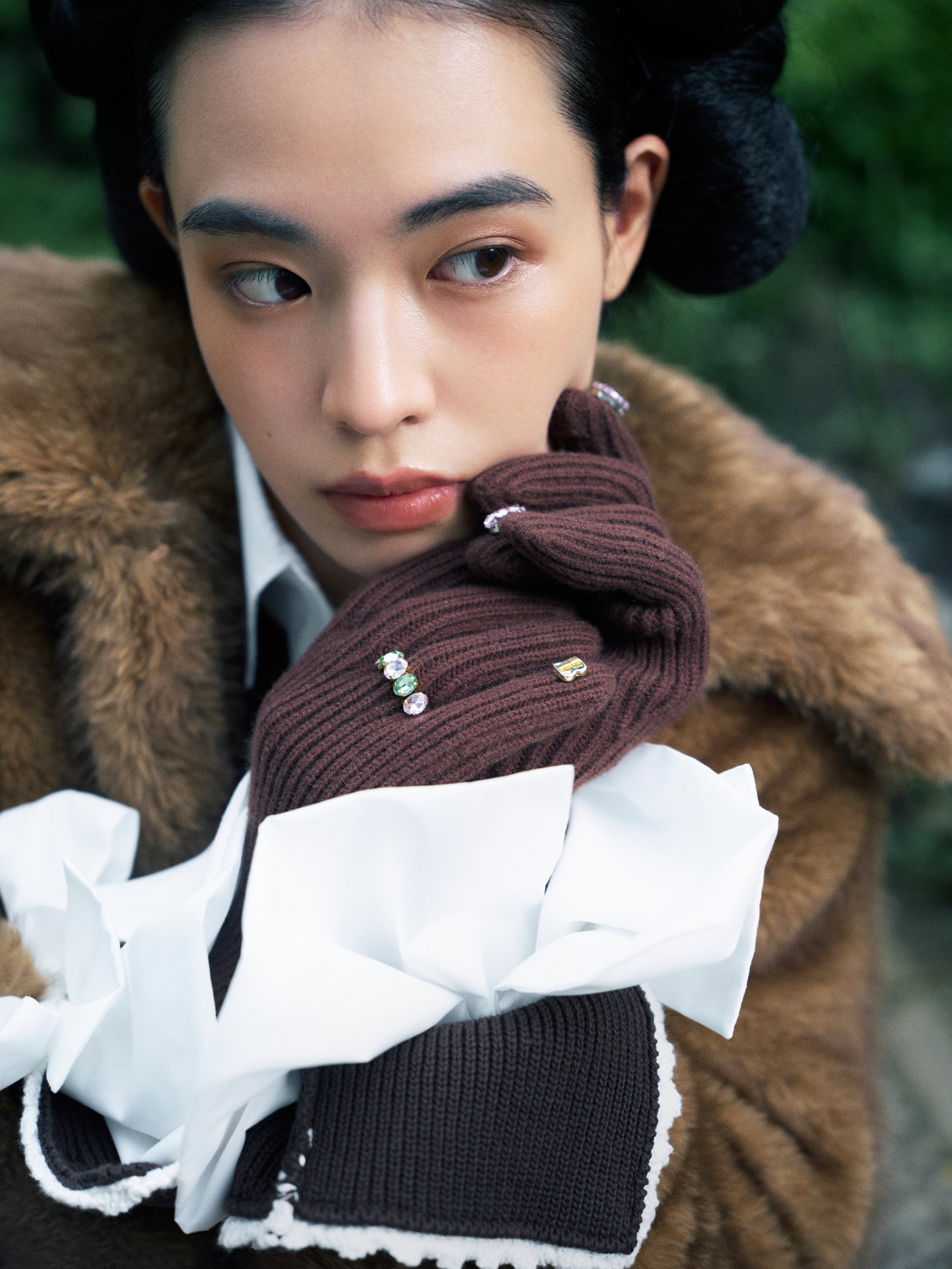 VIENNA RUFFLE KNIT