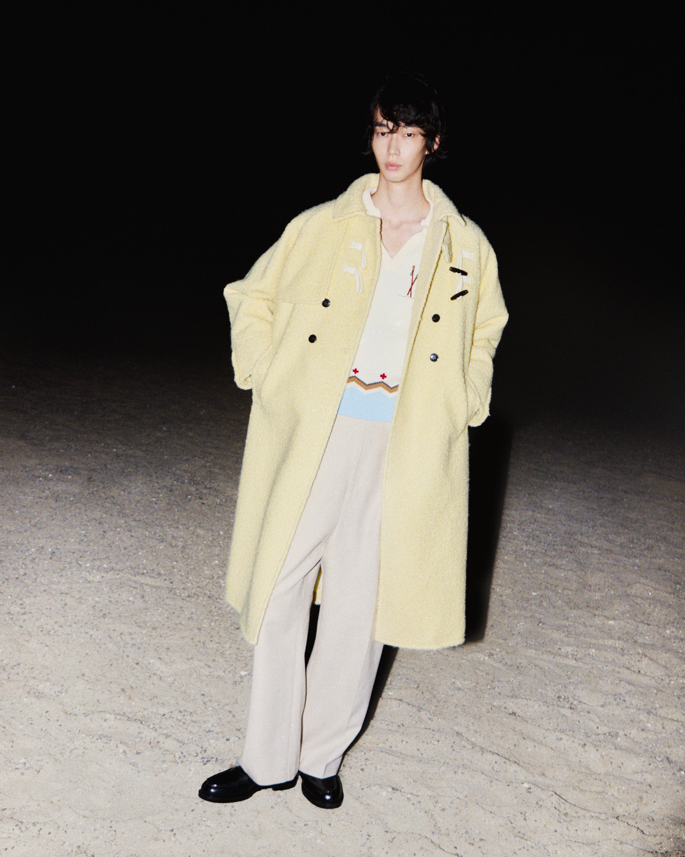 【新品】Bibiy MANON DUFFLE COAT BIBIY. MADE | MANON DUFFLE COAT YELLOW｜Bibiy.