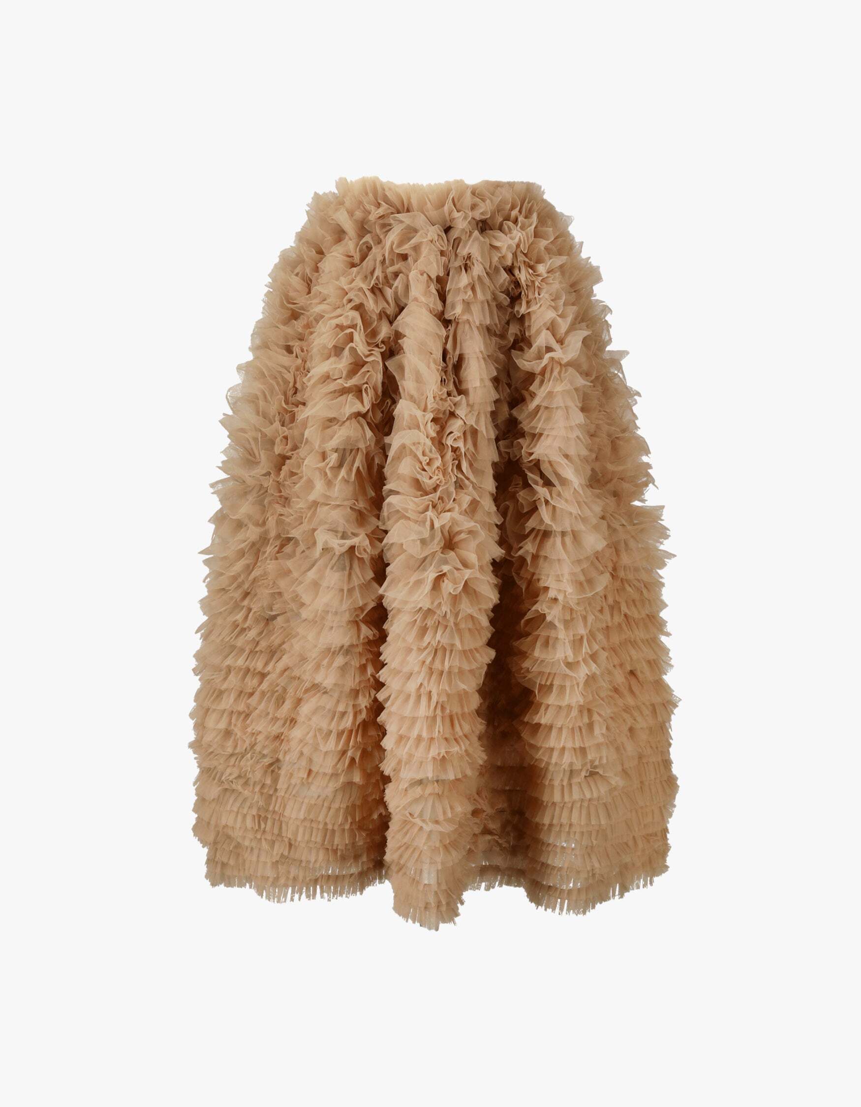 BIBIY. MADE | DARLENE SHUSHU SKIRT BEIGE｜Bibiy.