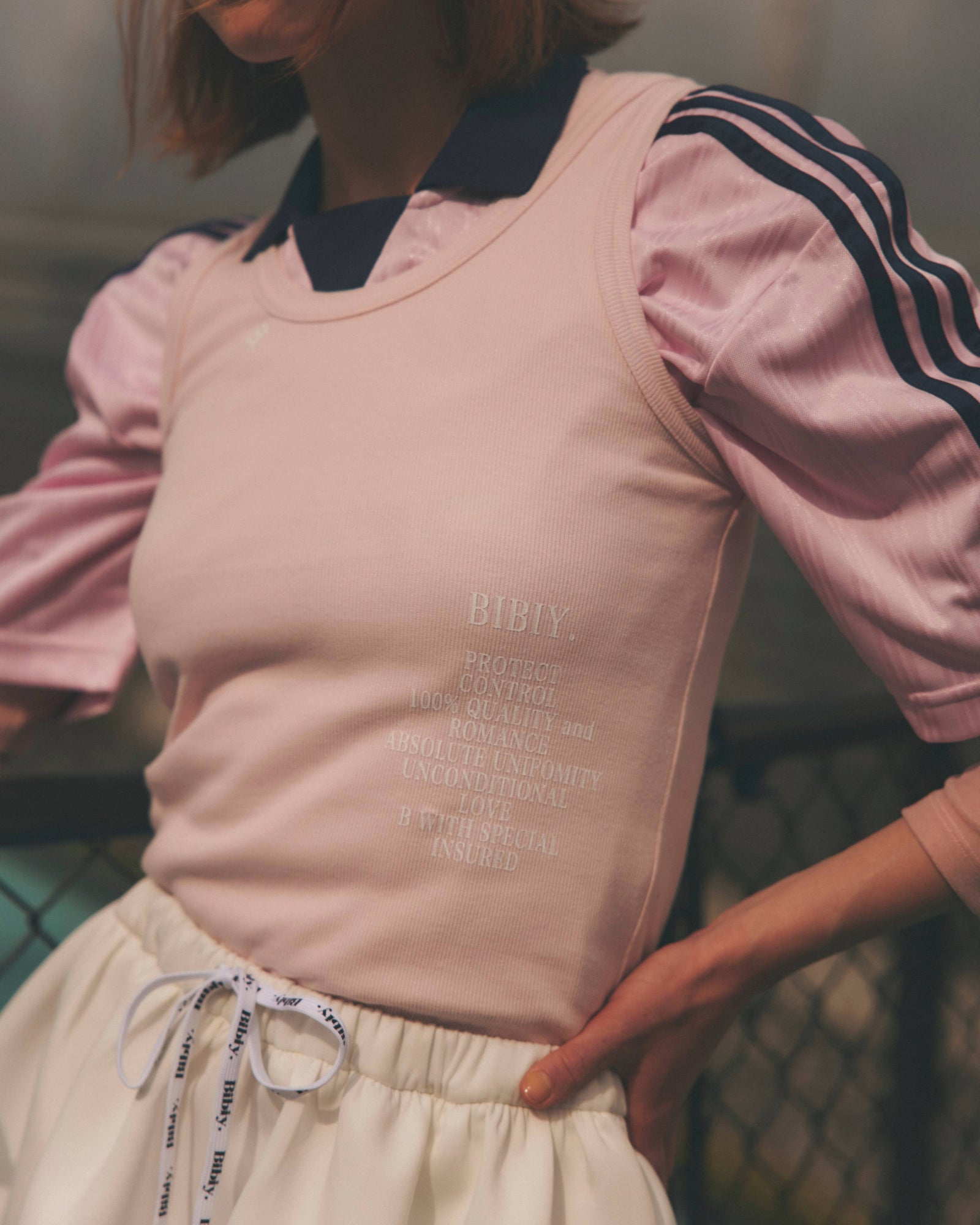 BIBIY. LETTER TANK TOP