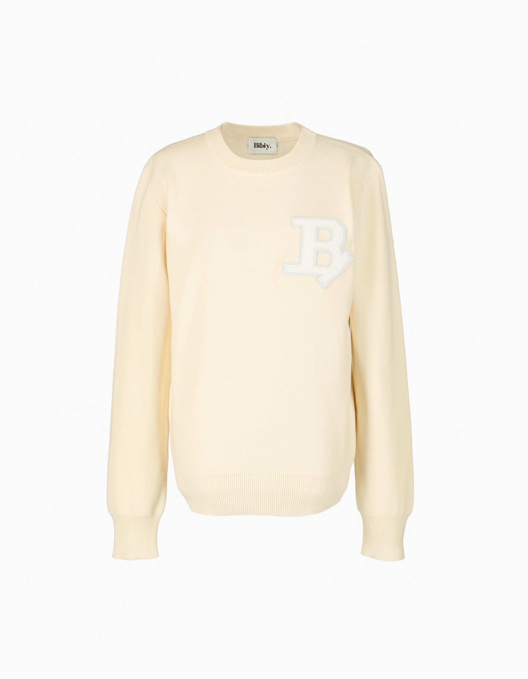 トップス Bibiy B. CLUB KNIT White BIBIY. MADE | B. CLUB KNIT WHITE｜Bibiy.