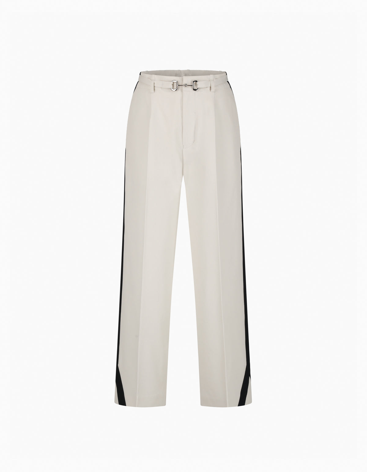 BIBIY. MADE | DIANA HORSEBIT SLACKS WHITE｜Bibiy 