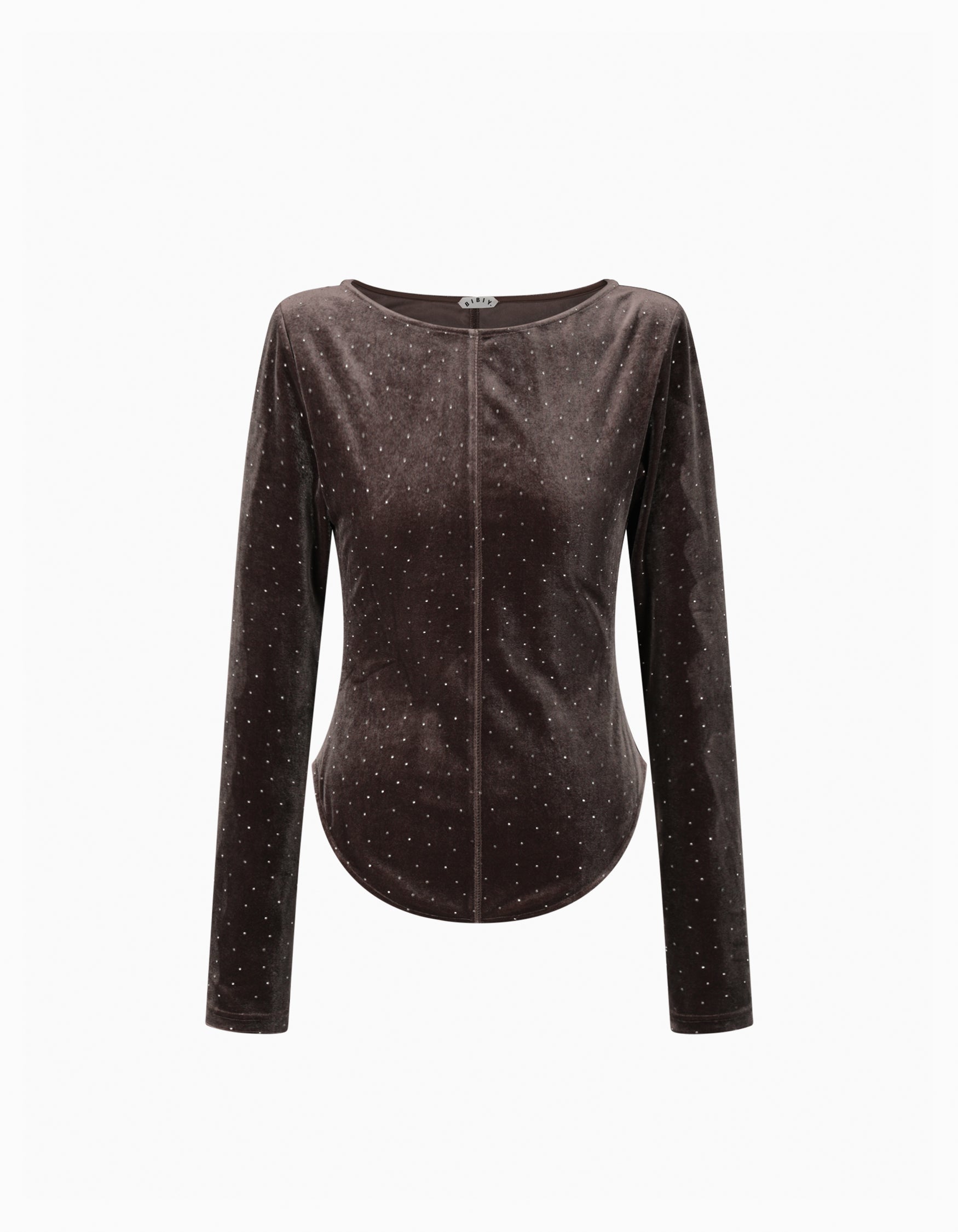 NOIR VELOUR TOP