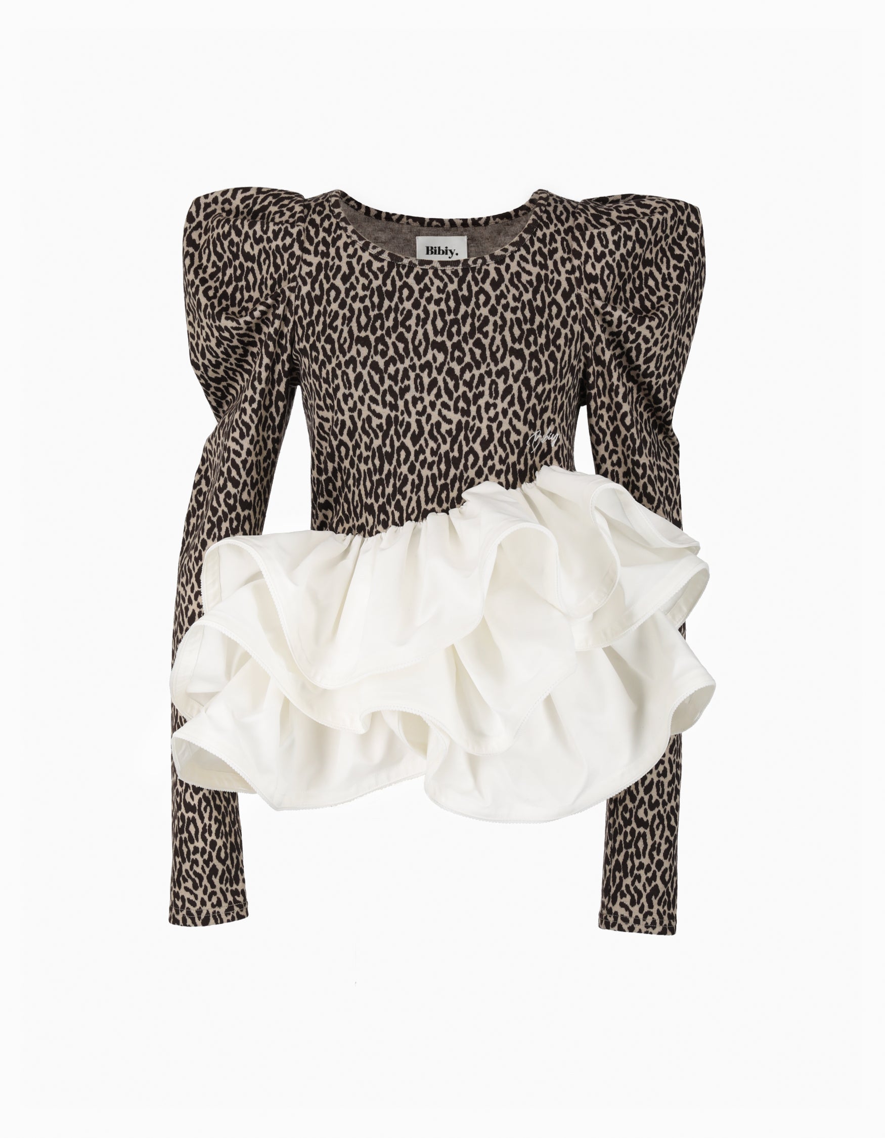 EFFIE PEPURAMU LEOPARD TOP