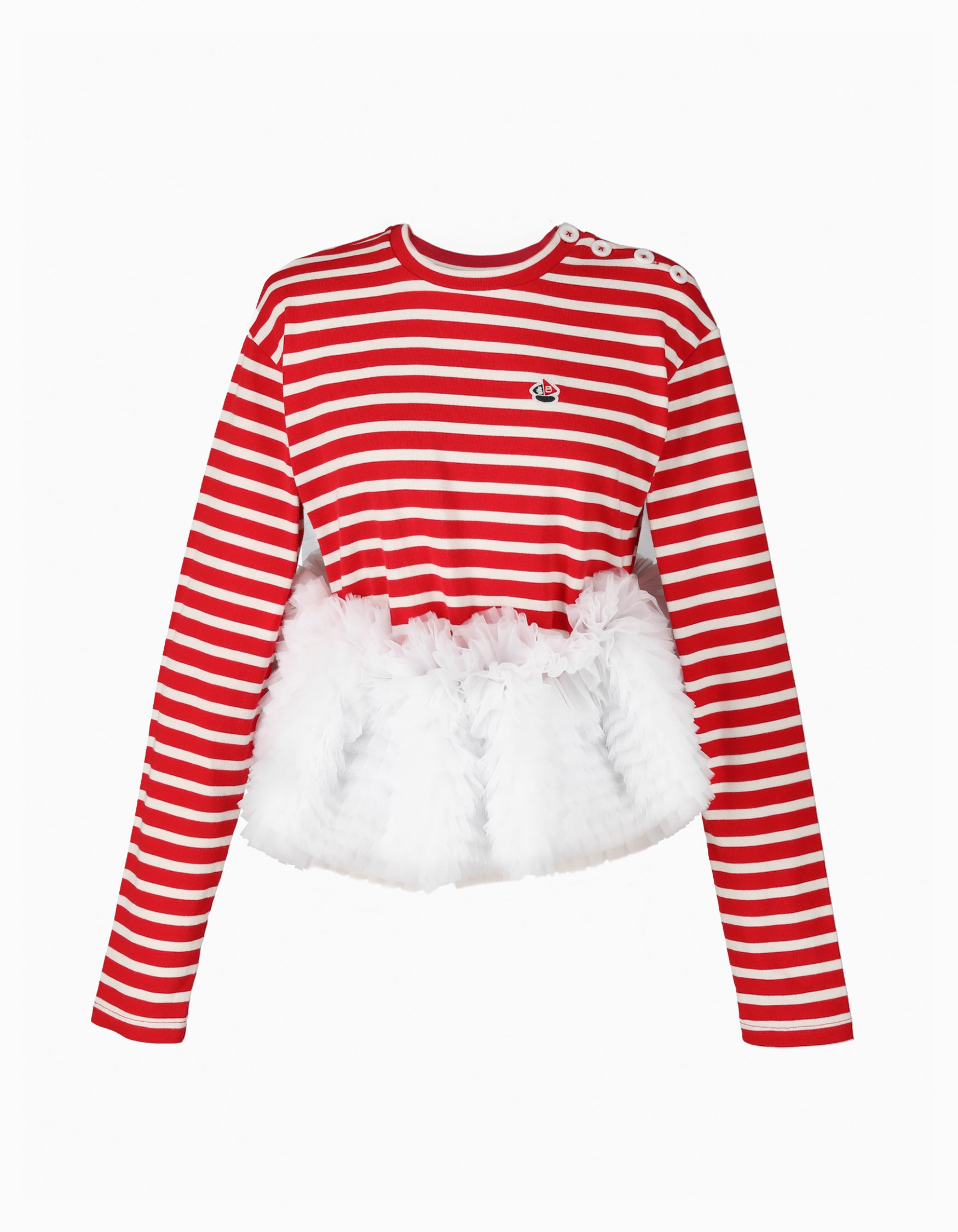 FRANCINE TULLE TOP