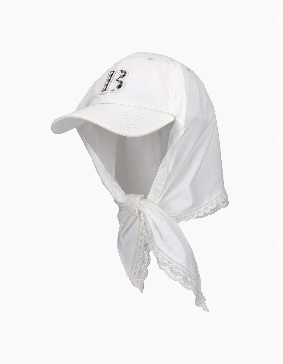 BIBIY. MADE | B. SCARF CAP WHITE｜Bibiy