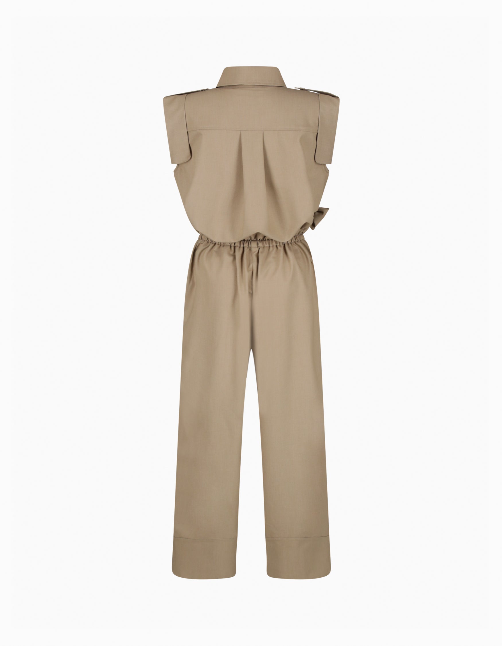 BIBIY. MADE | BY. RIBBON ALL-IN-ONE BEIGE｜Bibiy.
