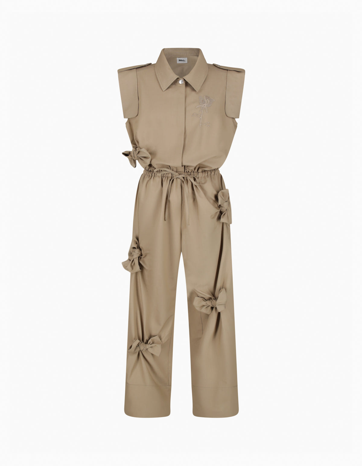 BIBIY. MADE | BY. RIBBON ALL-IN-ONE BEIGE｜Bibiy
