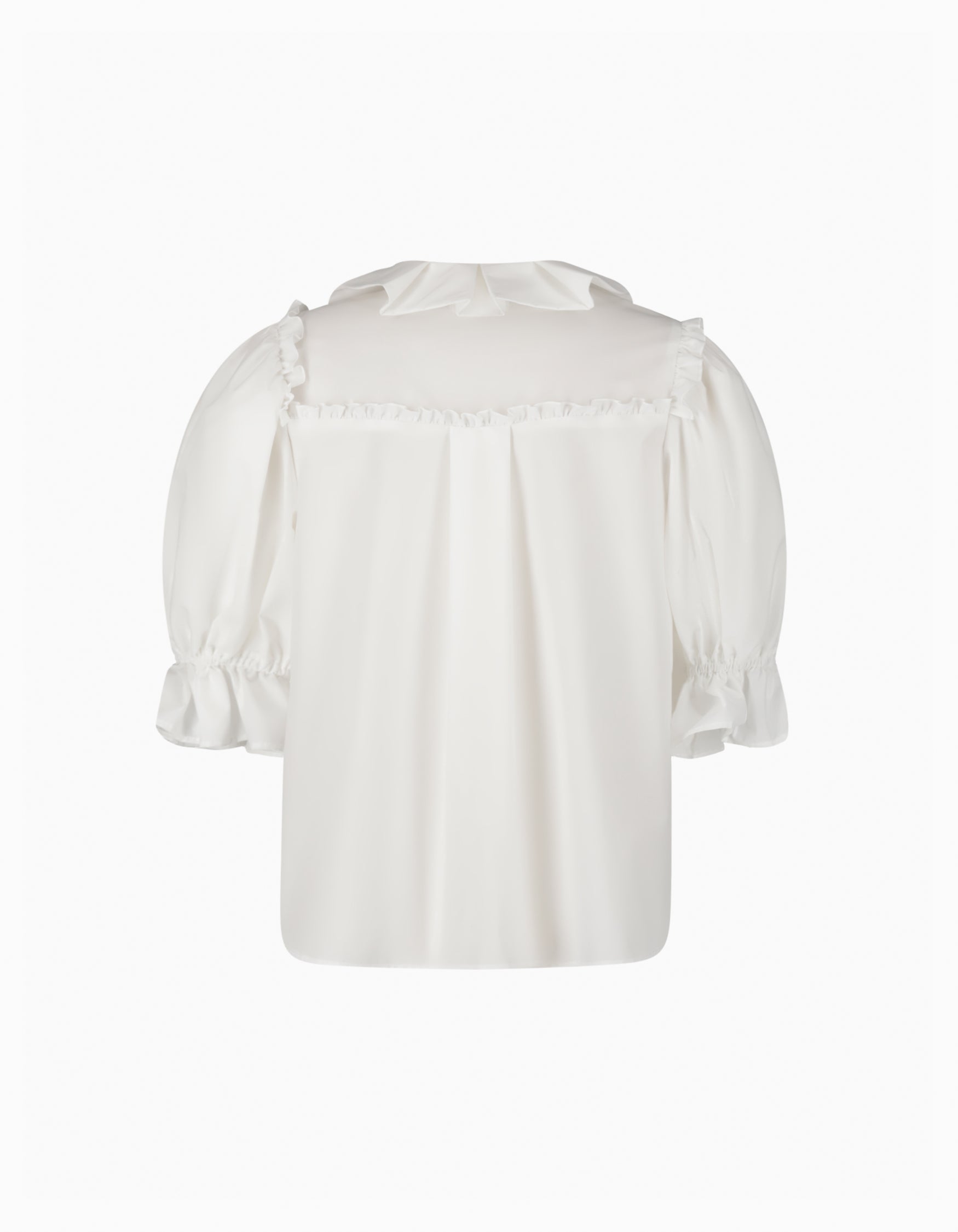 BIBIY. MADE | REBECCA FRILL BLOUSE WHITE｜Bibiy.