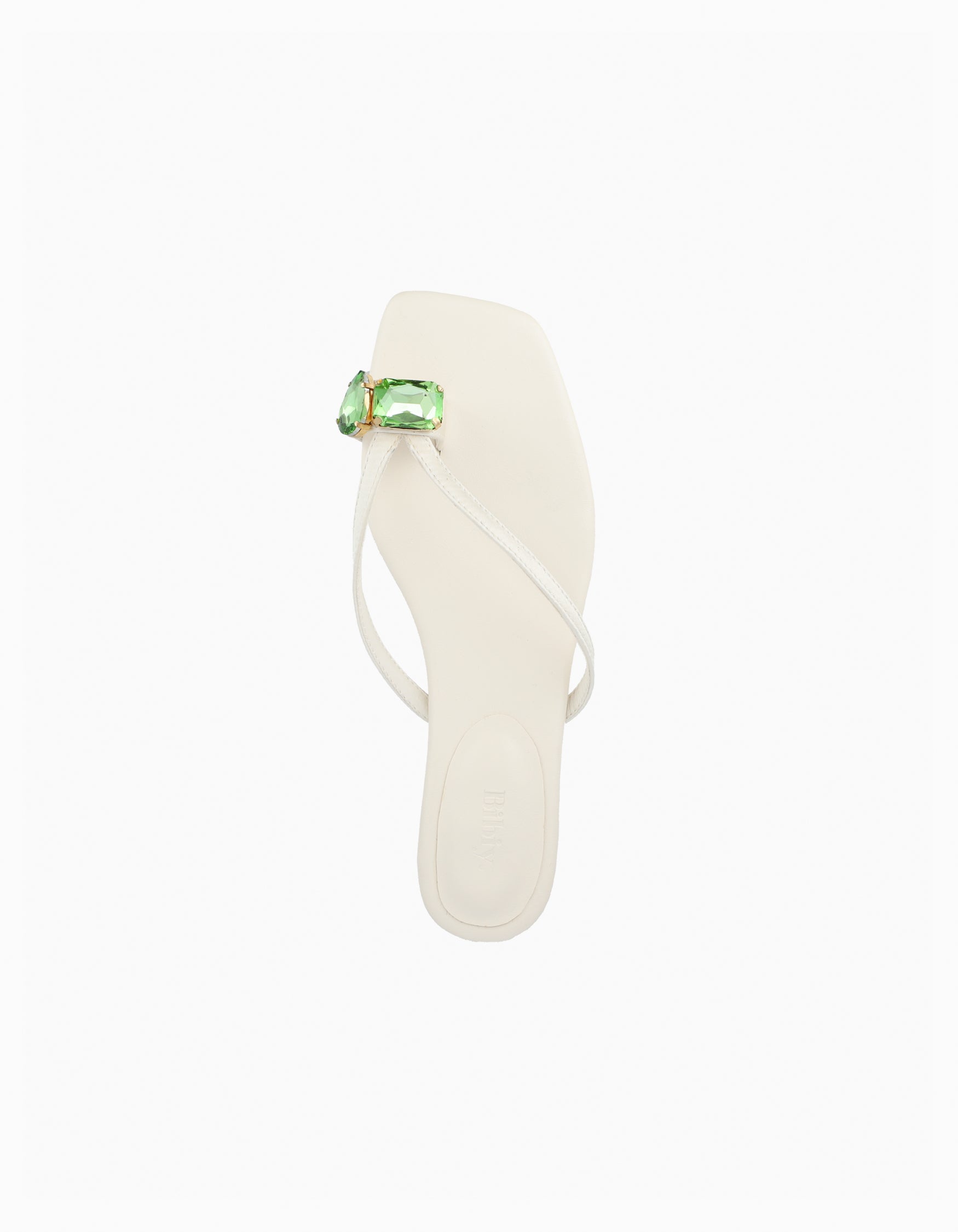BIBIY. MADE | BIBIY. GEM SANDALS WHITE｜Bibiy.