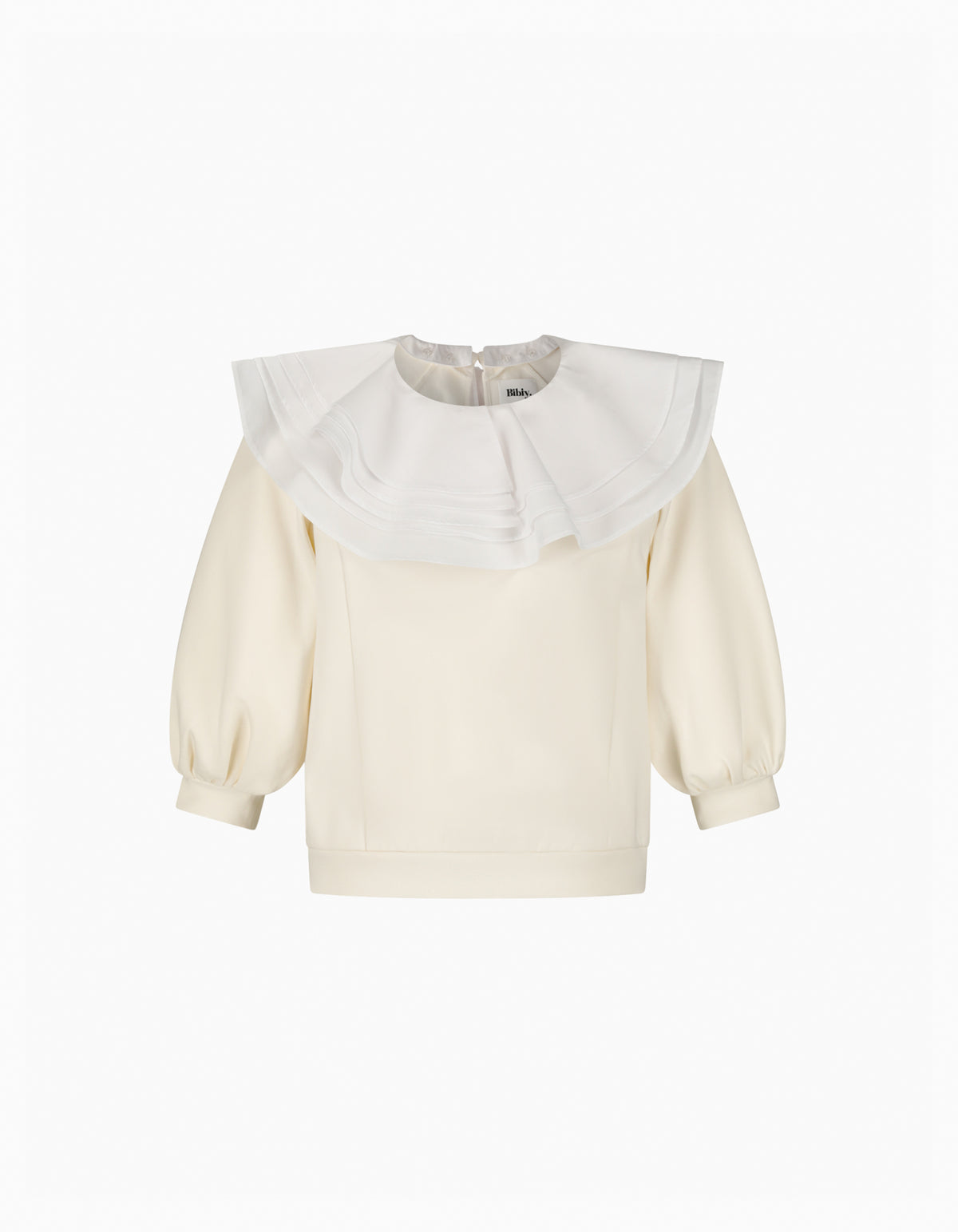 BIBIY. MADE | PEONY COLLAT TOP IVORY｜Bibiy