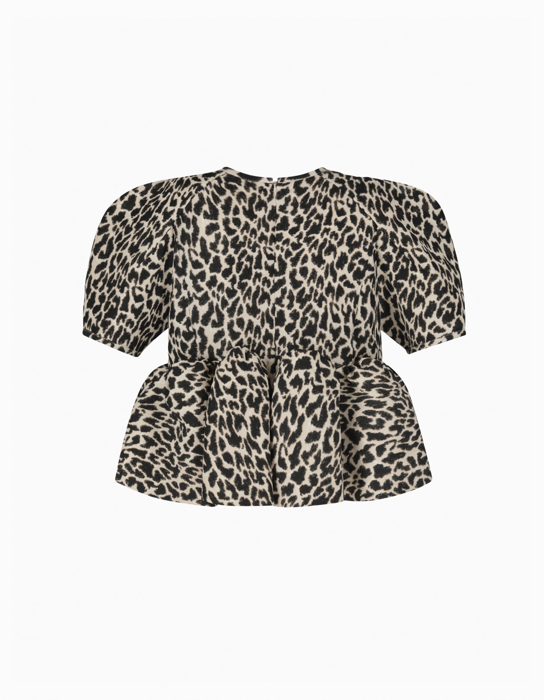 VERO PEPURAMU LEOPARD TOP