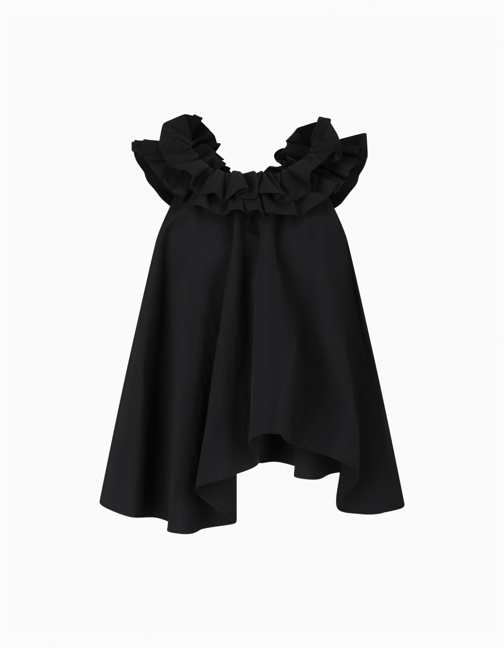 BIBIY. MADE | PATTY RUFFLE TOP BLACK｜Bibiy.