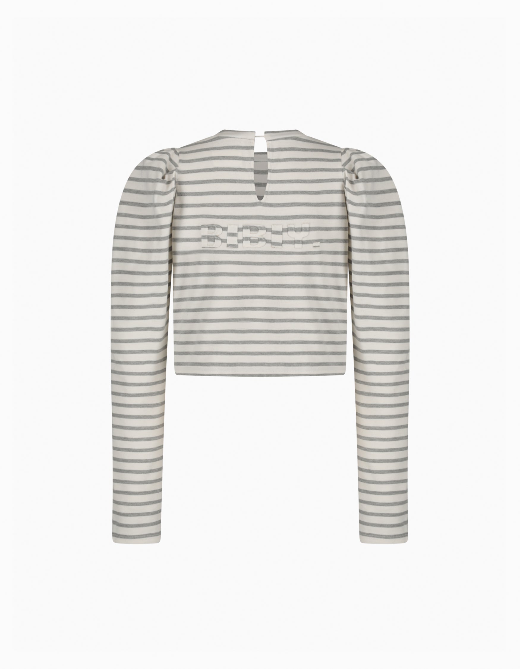 BIBIY. MADE | ROSETTE BORDER TOP GRAY｜Bibiy.