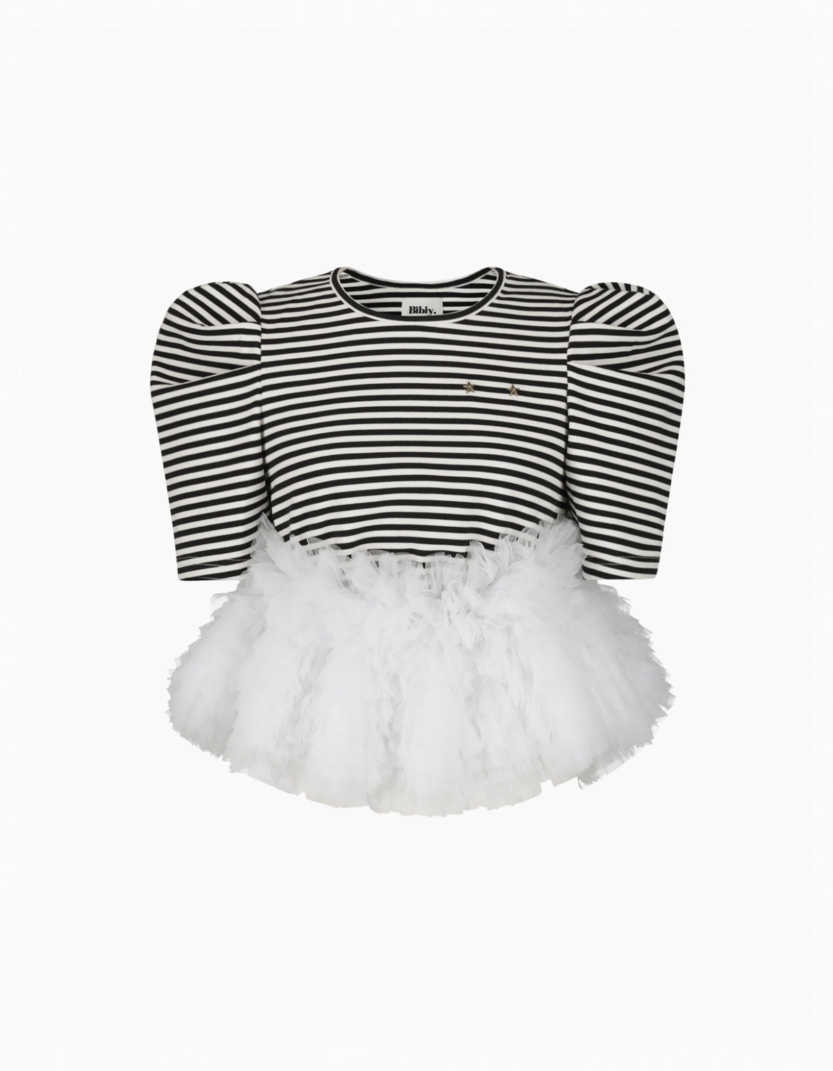 BIBIY. MADE | FRANCINE TULLE TEE BLACK｜Bibiy