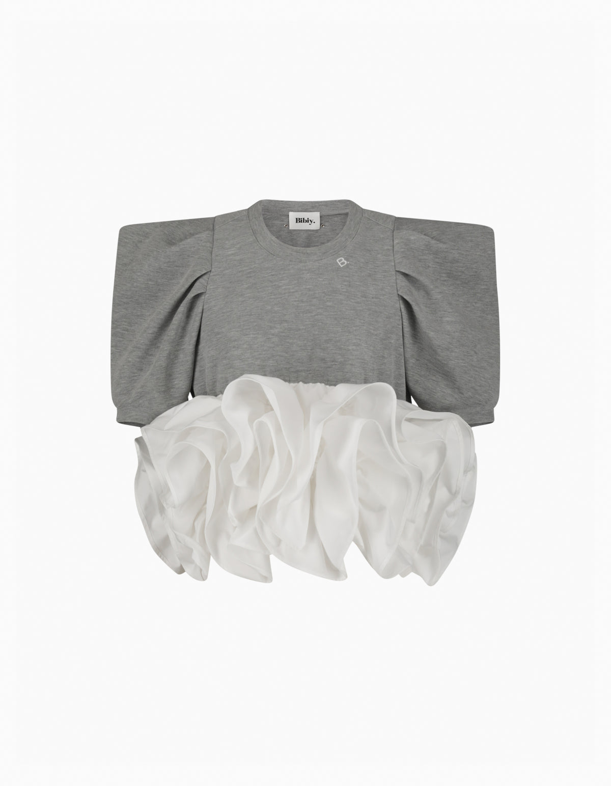 BIBIY. MADE | B. CREME PEPURAMU TEE GRAY｜Bibiy