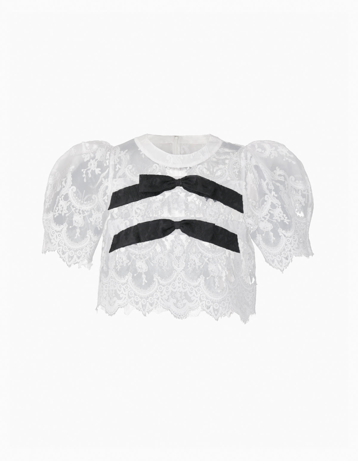 BIBIY. MADE | LOTTY RIBBON BLOUSE WHITE｜Bibiy