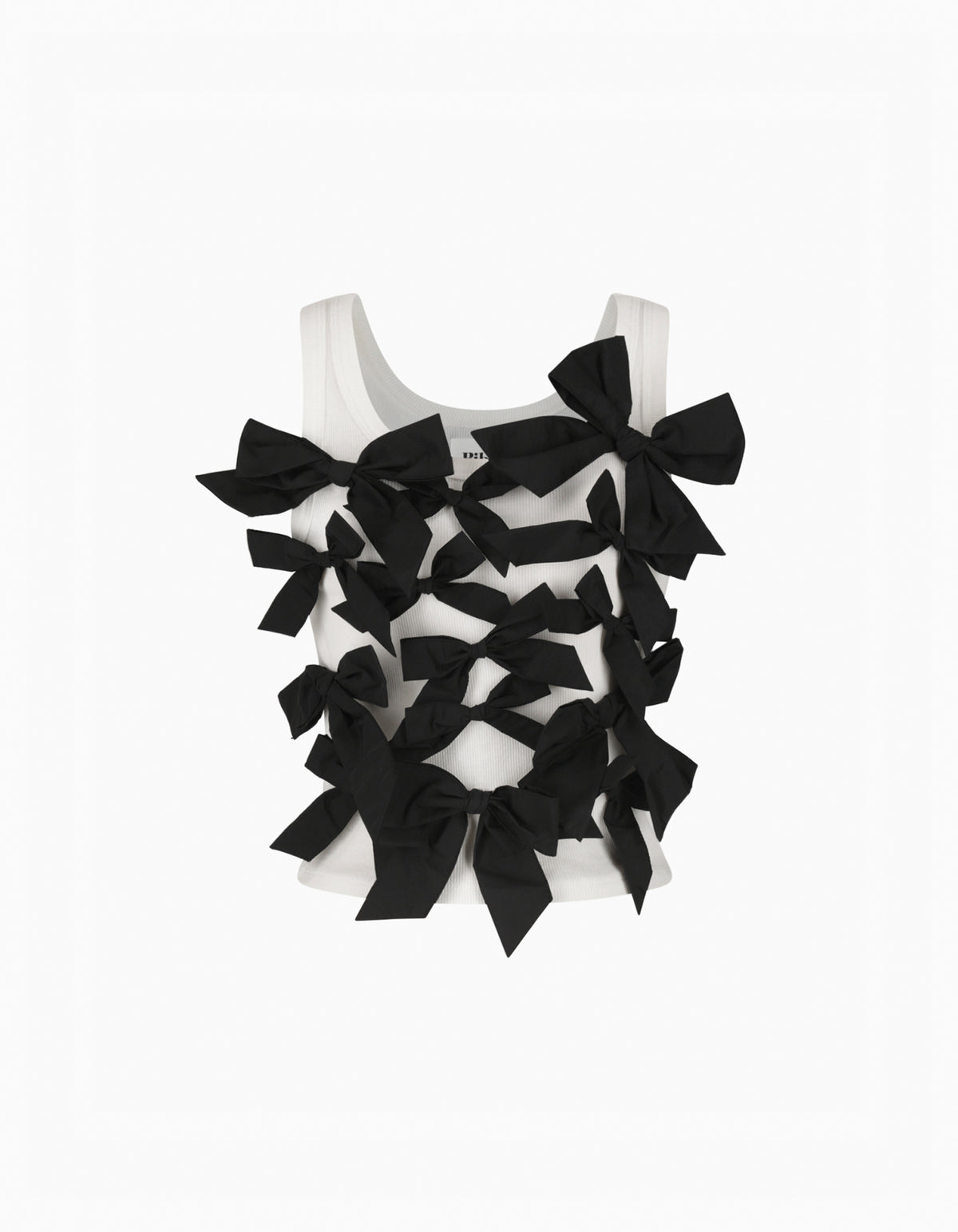 BIBIY. MADE | RIBBON MANIA TANK TEE WHITE｜Bibiy