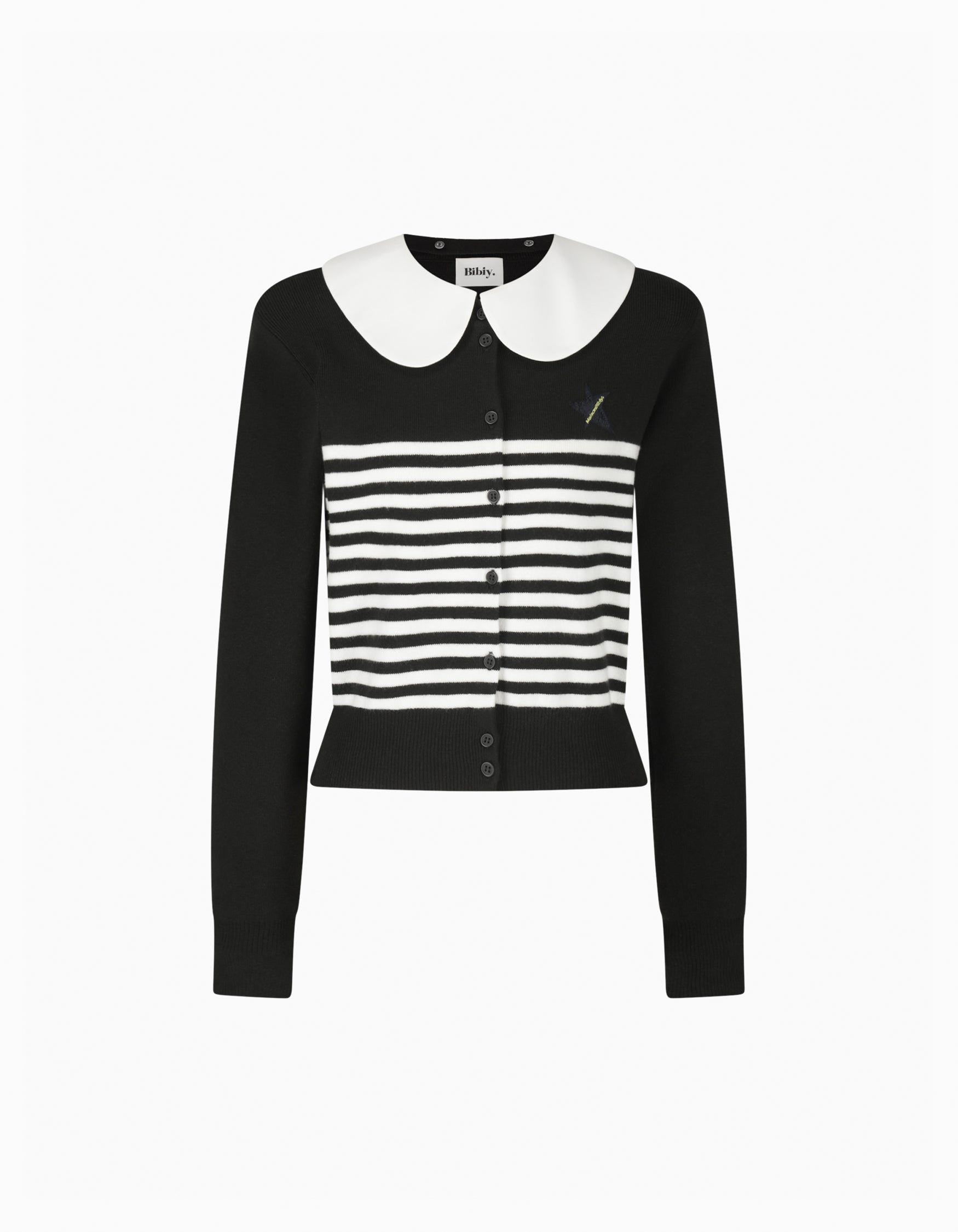 BIBIY. STAR BORDER CARDIGAN