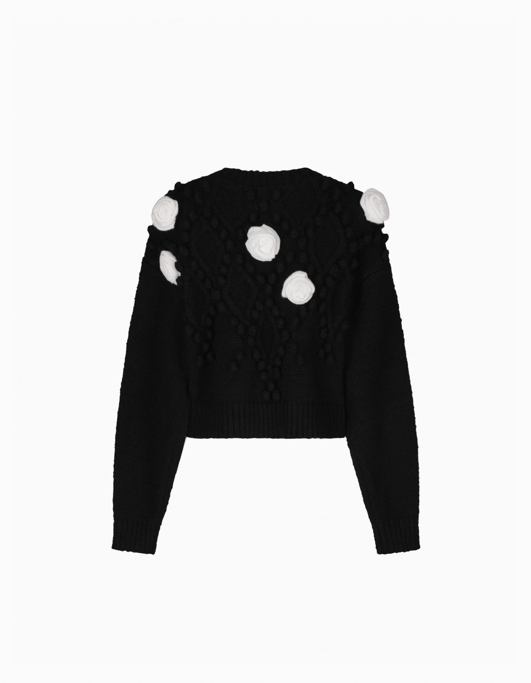STEPHANIE POMPOM CARDIGAN