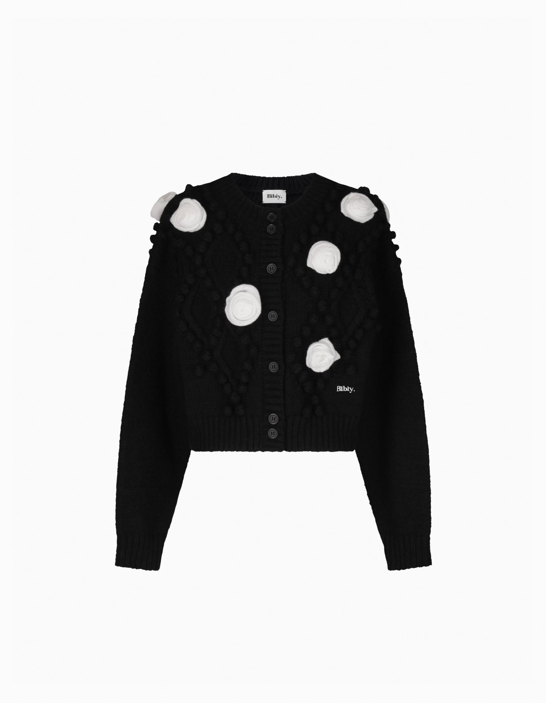STEPHANIE POMPOM CARDIGAN
