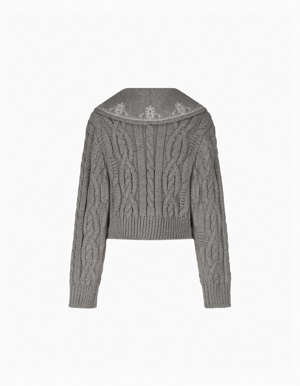 GARDENIA COLLAR KNIT