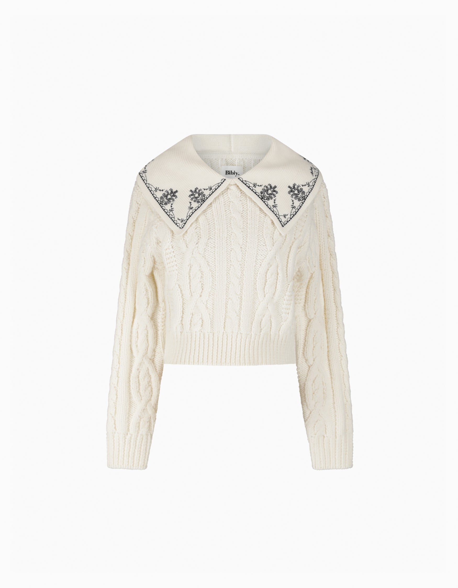 GARDENIA COLLAR KNIT