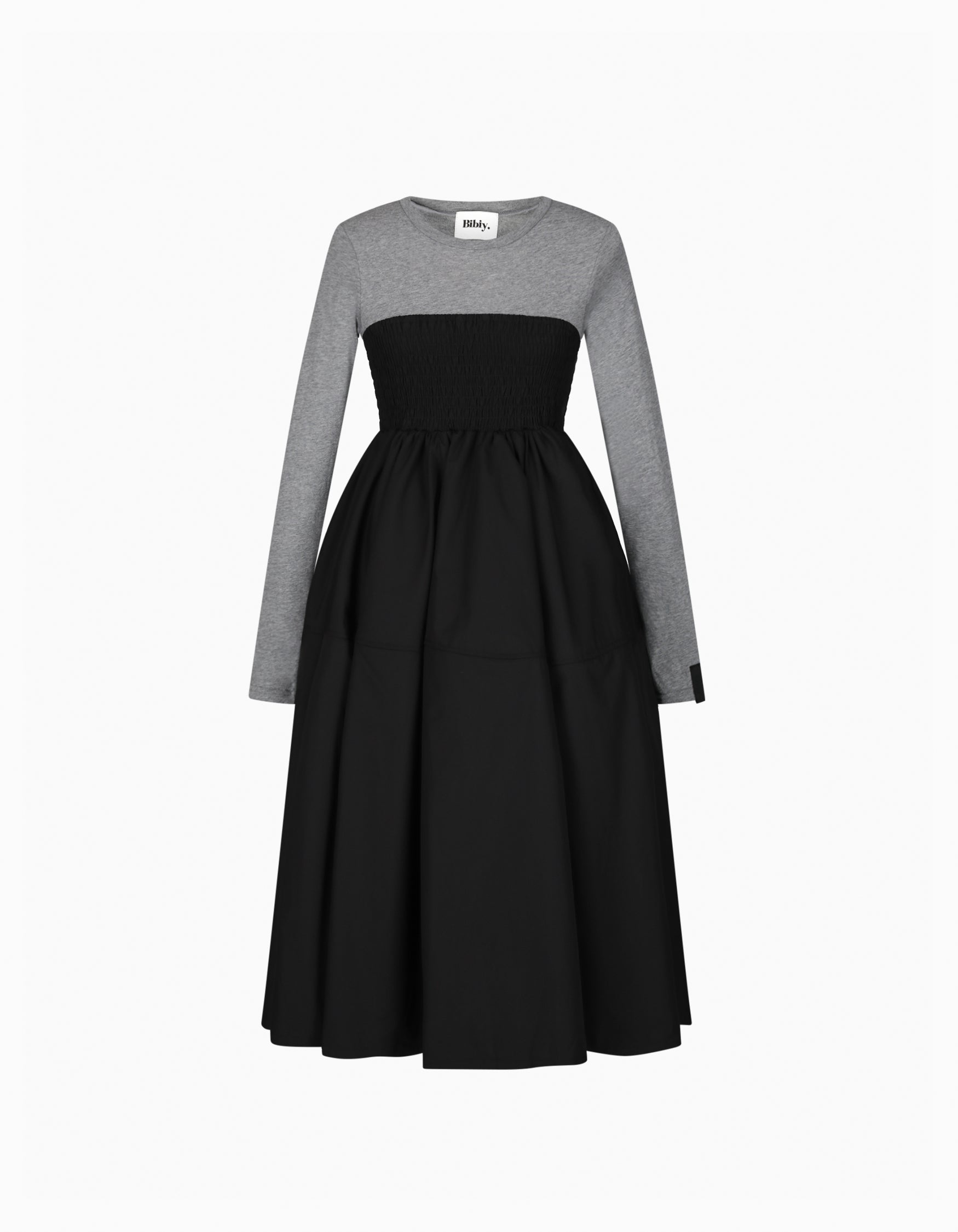 BIBIY. MADE | CLEMENTINE DRESS GRAY｜DRESSES｜Bibiy.