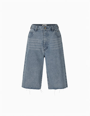 B. STAR DENIM SHORTS