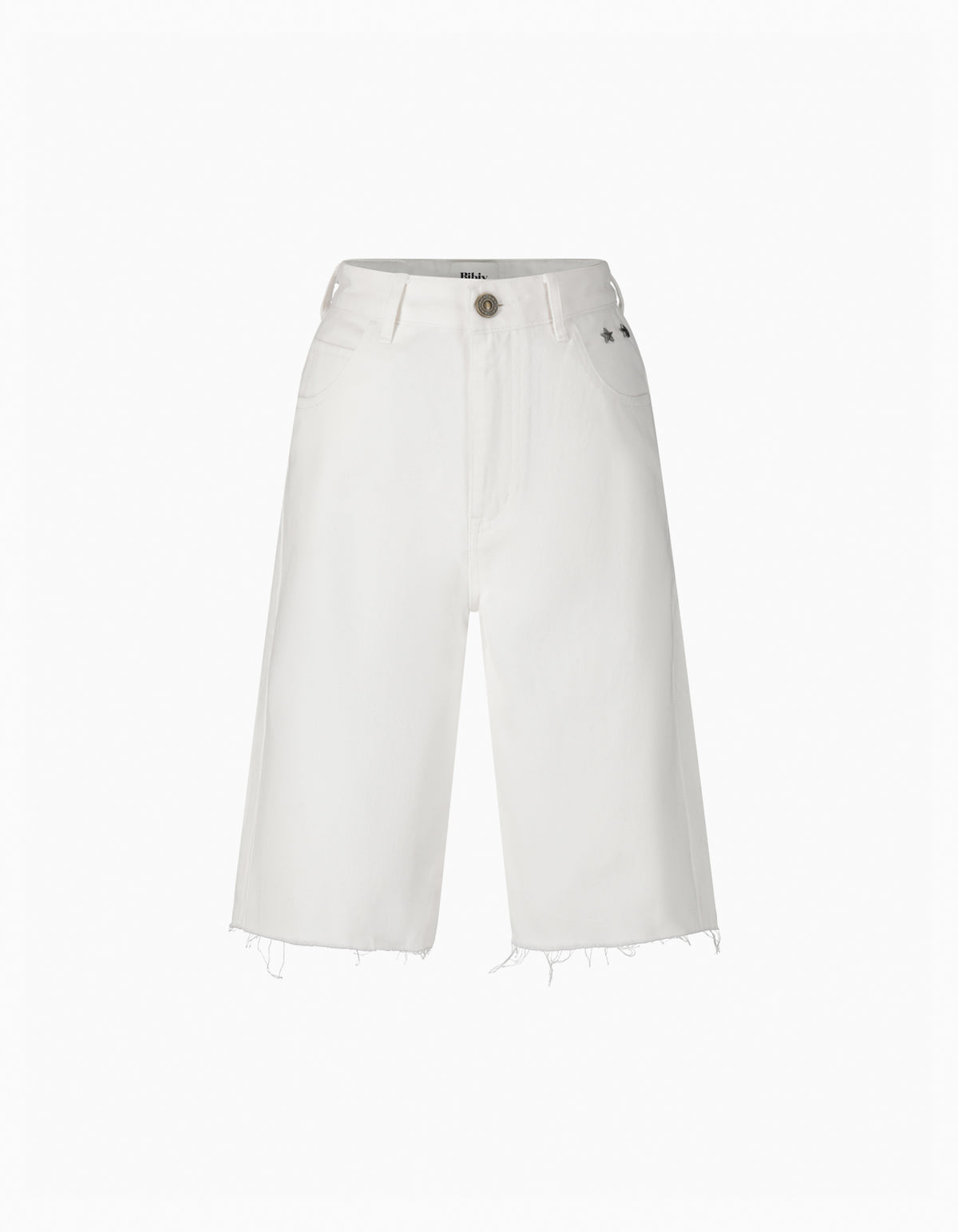 B. STAR DENIM SHORTS