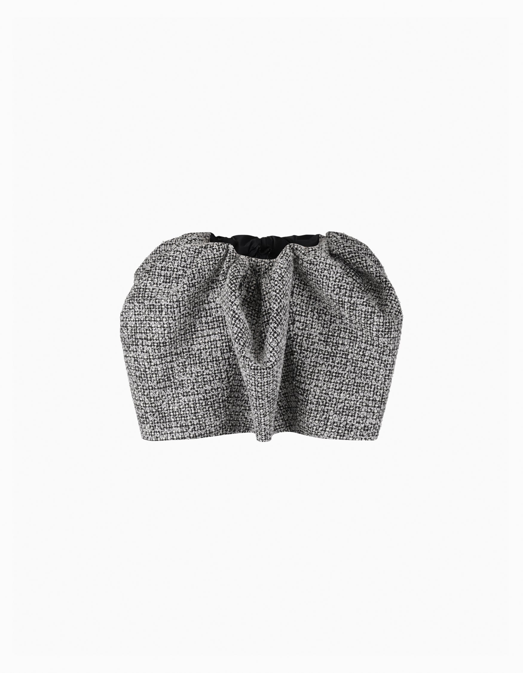 COCOON TWEED SKIRT