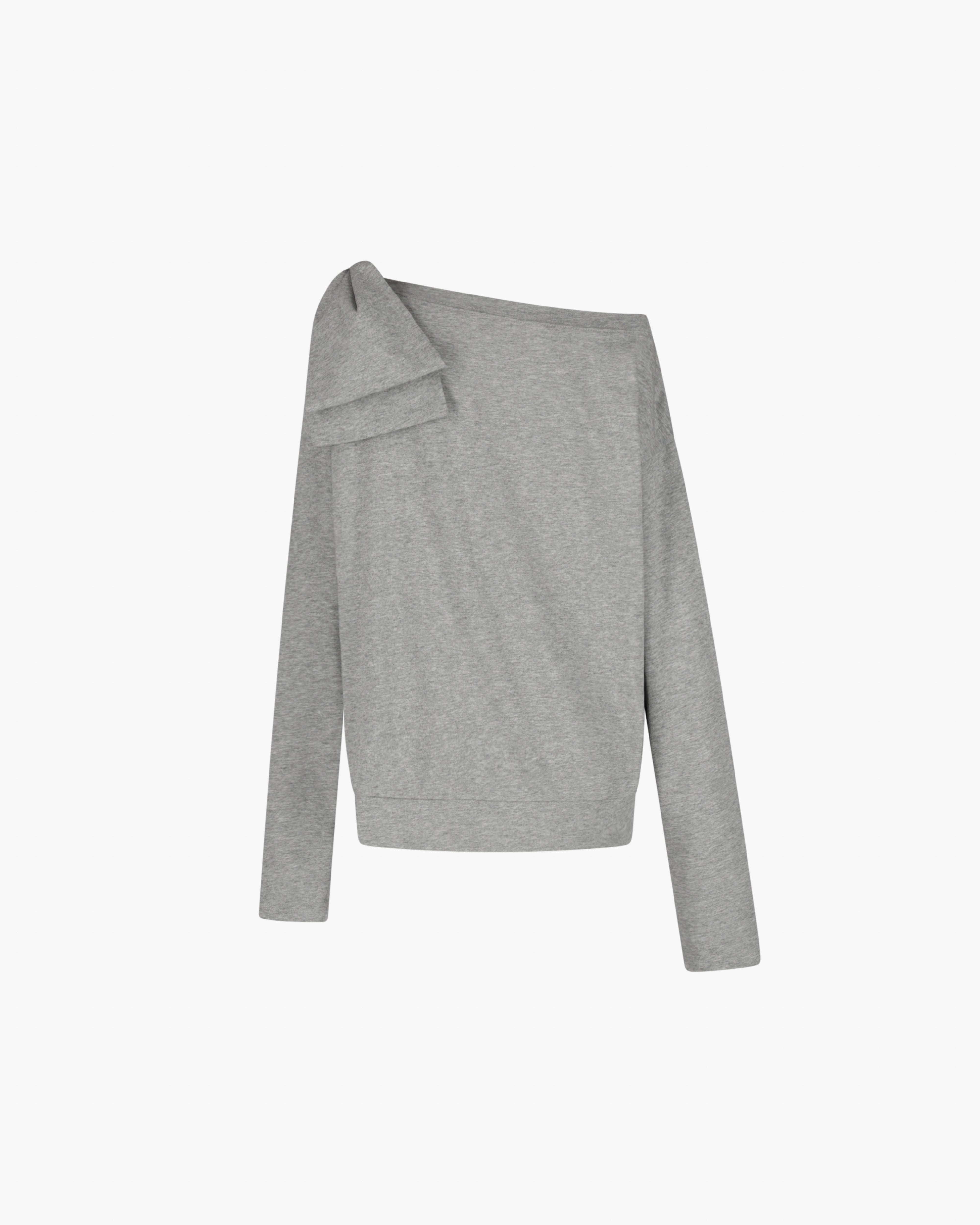 BIBIY. MADE | ROMY RIBBON TOP GRAY｜TOPS｜Bibiy.