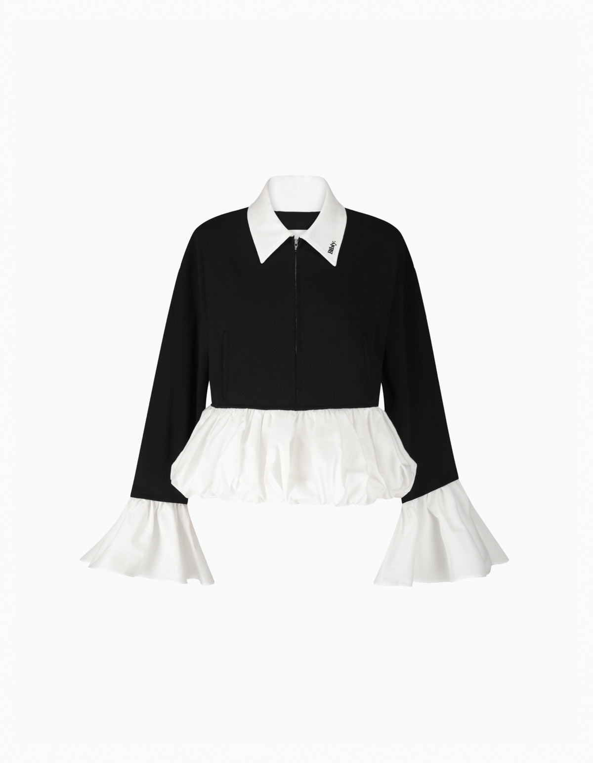 BIBIY. MADE | CARLI BALLOON PEPURAMU TOP BLACK｜Bibiy