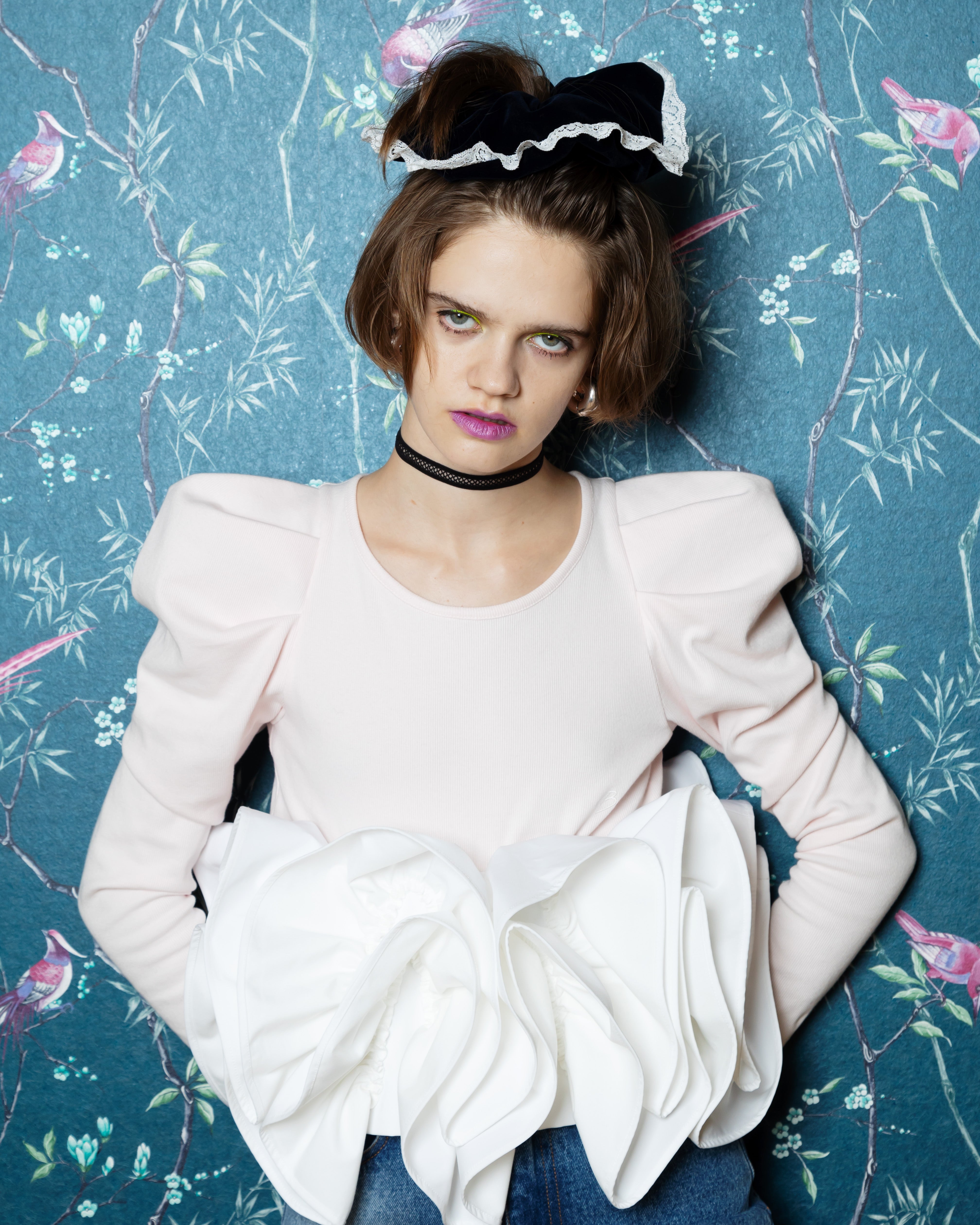 トップス Bibiy. ROSIE PEPURAMU TOP 🐑⭐️📝 #ROSIEPEPURAMUTOP ポロペプラムトップスお披露目