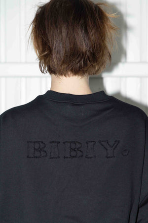 BIBIY. MADE | ビビィロゴスエットトップス黒 – Bibiy.